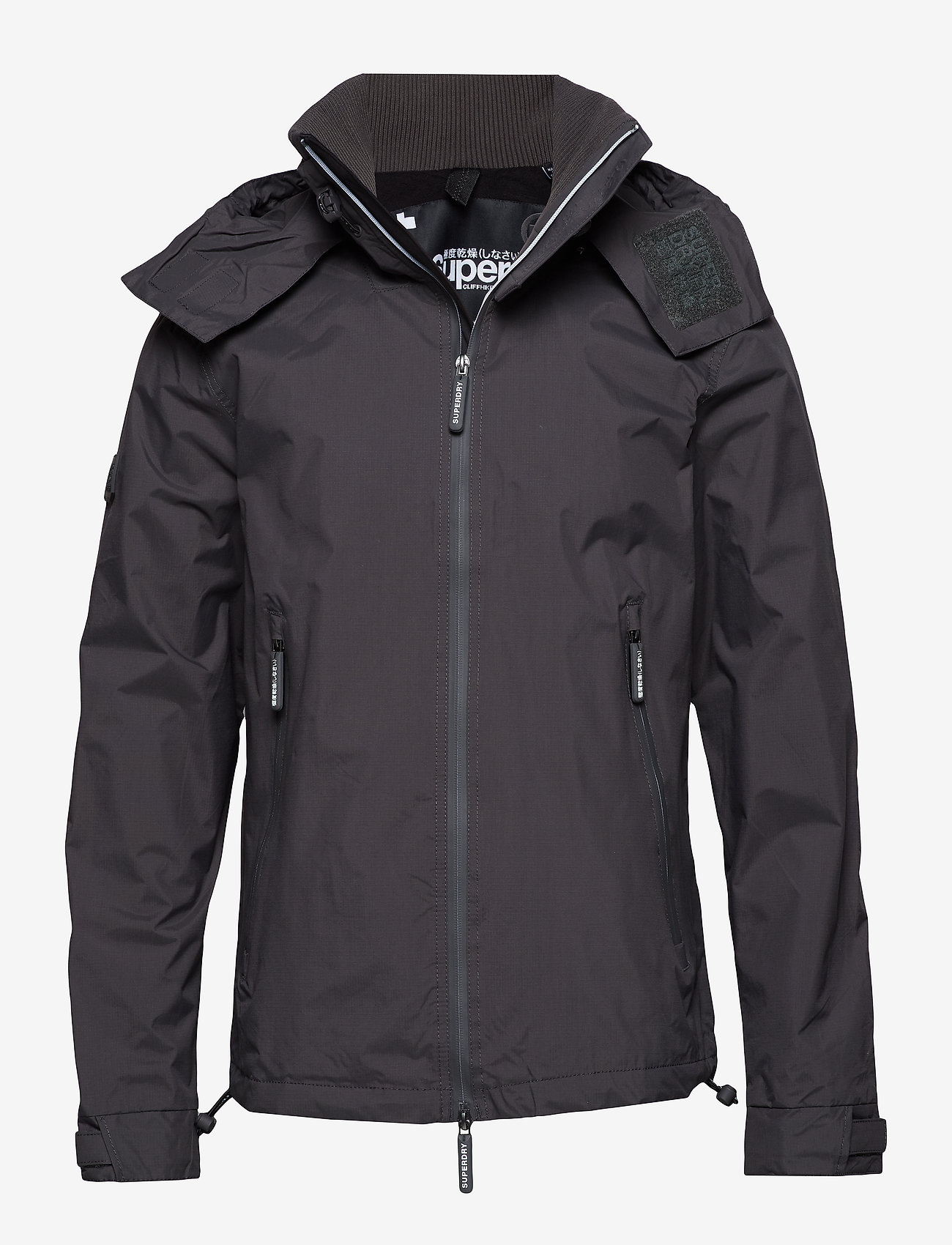 Superdry - HOODED POLAR CLIFF HIKER NB - mid grey/black - 0