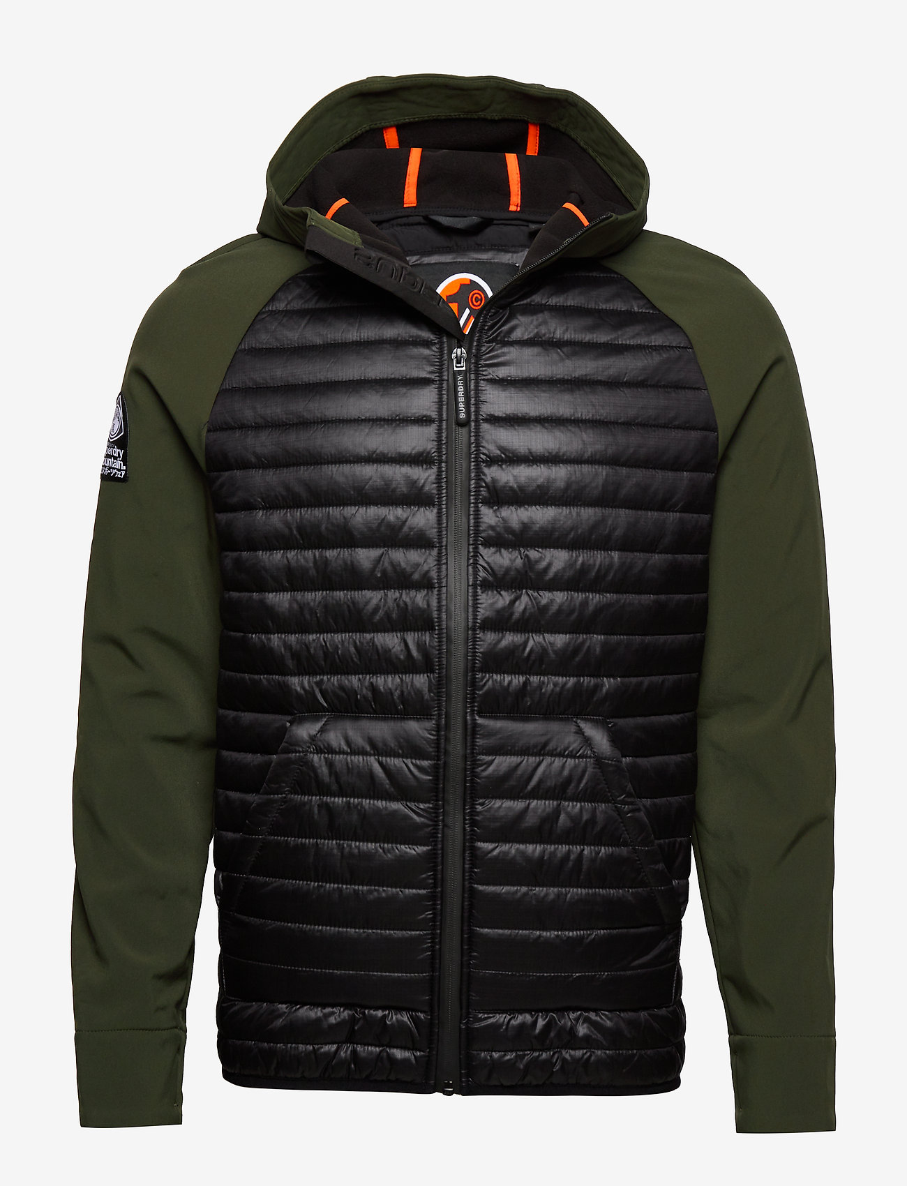 Superdry - MOUNTAINEER SOFTSHELL HYBRID - dark olive/black - 0