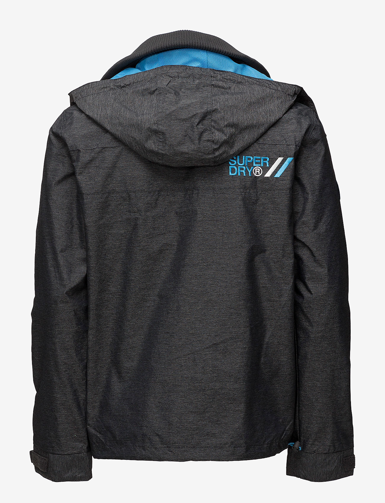 Superdry - HOODED TECHNICAL CLIFF HIKER - black marl/electric surf blue - 2