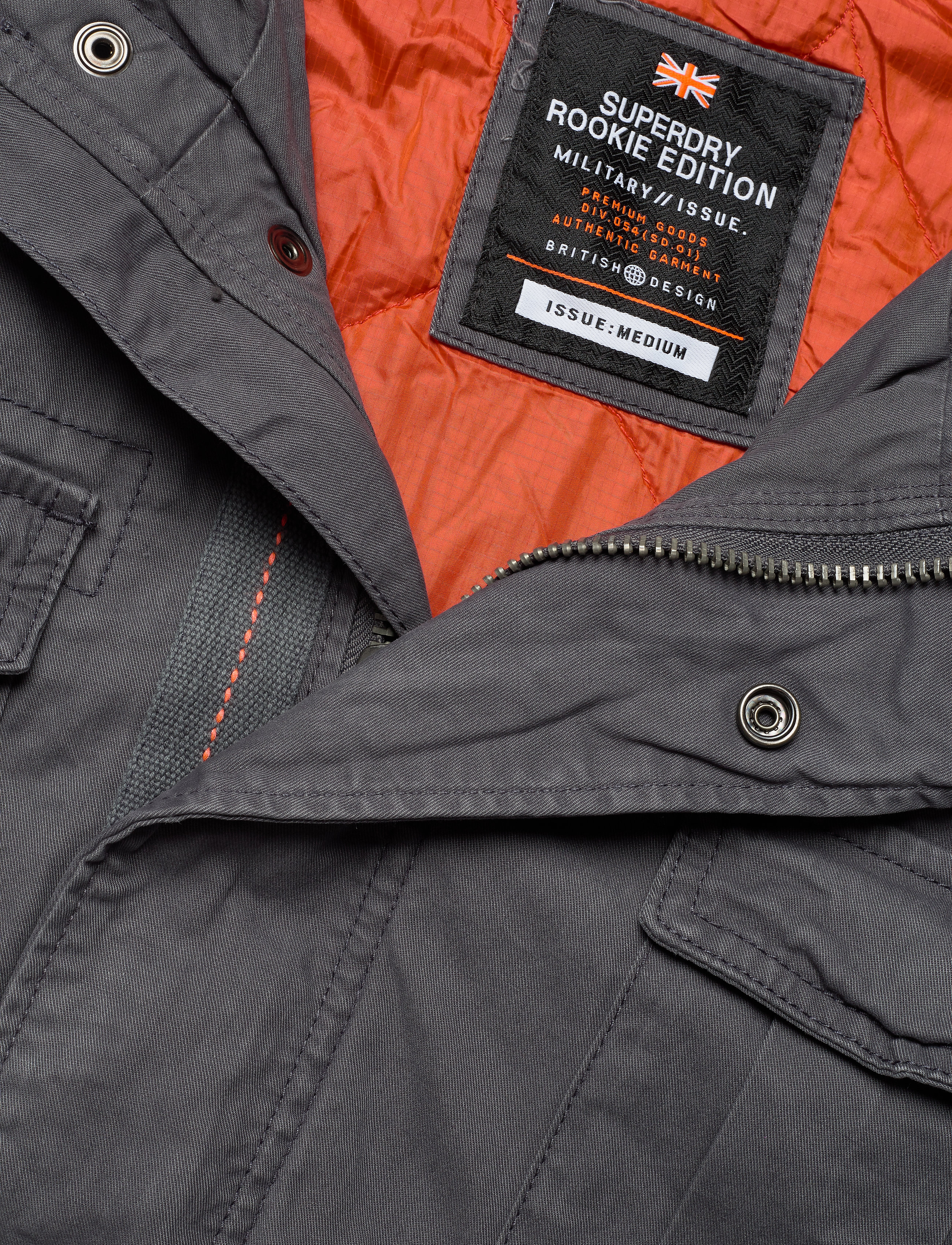 Superdry - HERO ROOKIE MILITARY JACKET - carbon grey patch - 5