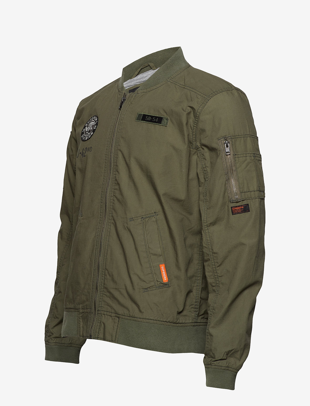 Superdry - ROOKIE AVIATOR PATCHED BOMBER - washed sage - 2
