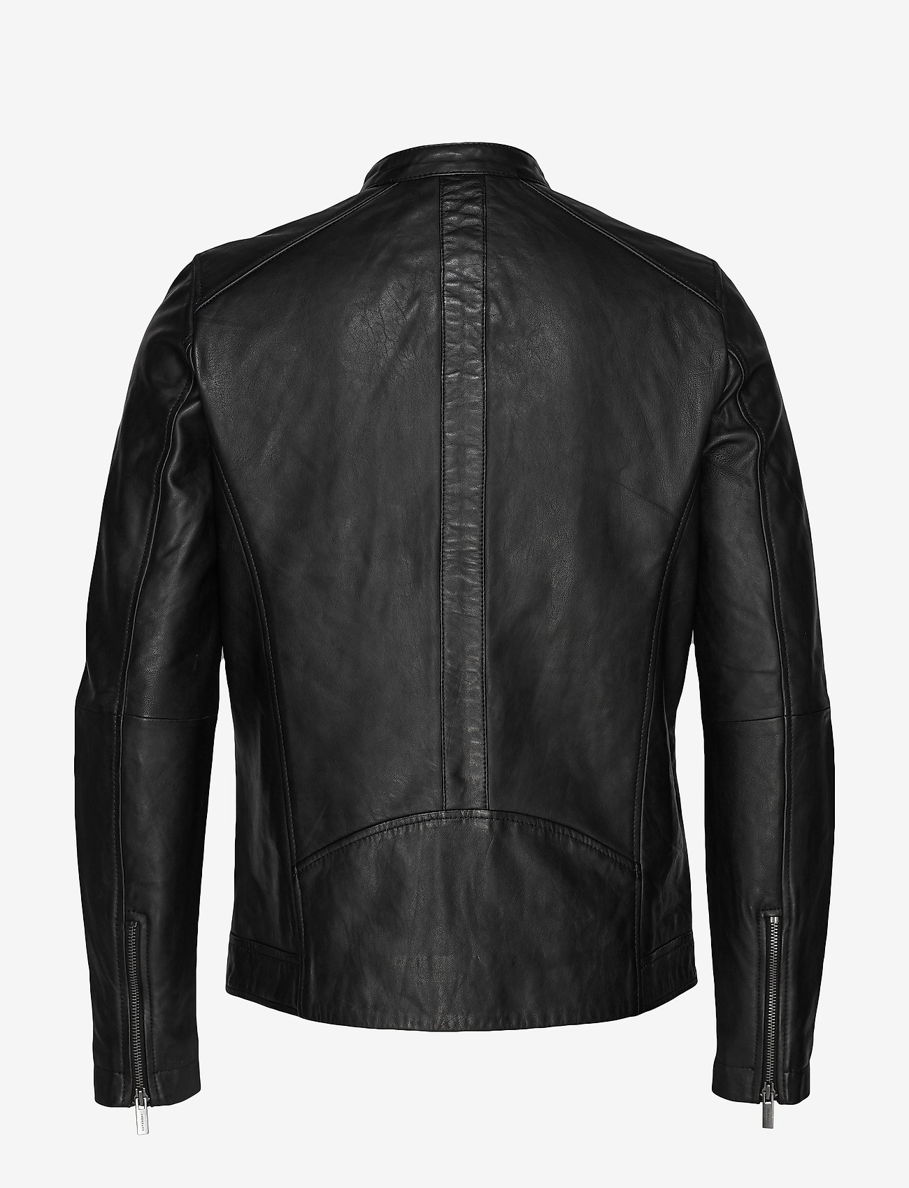Superdry - LIGHTWEIGHT LEATHER RACER - black - 1