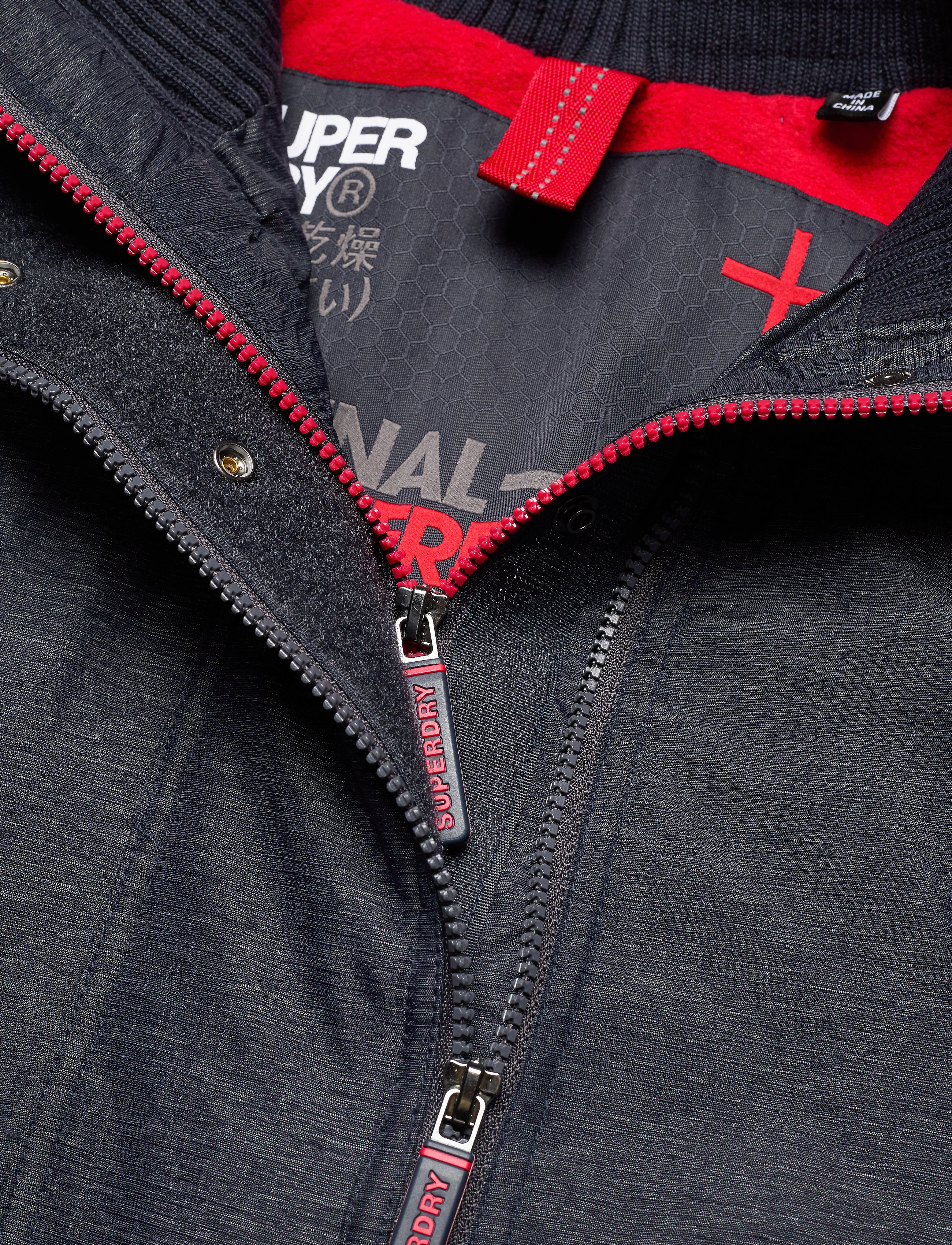 Superdry - POLAR WINDATTACKER - indigo marl/bright red - 5