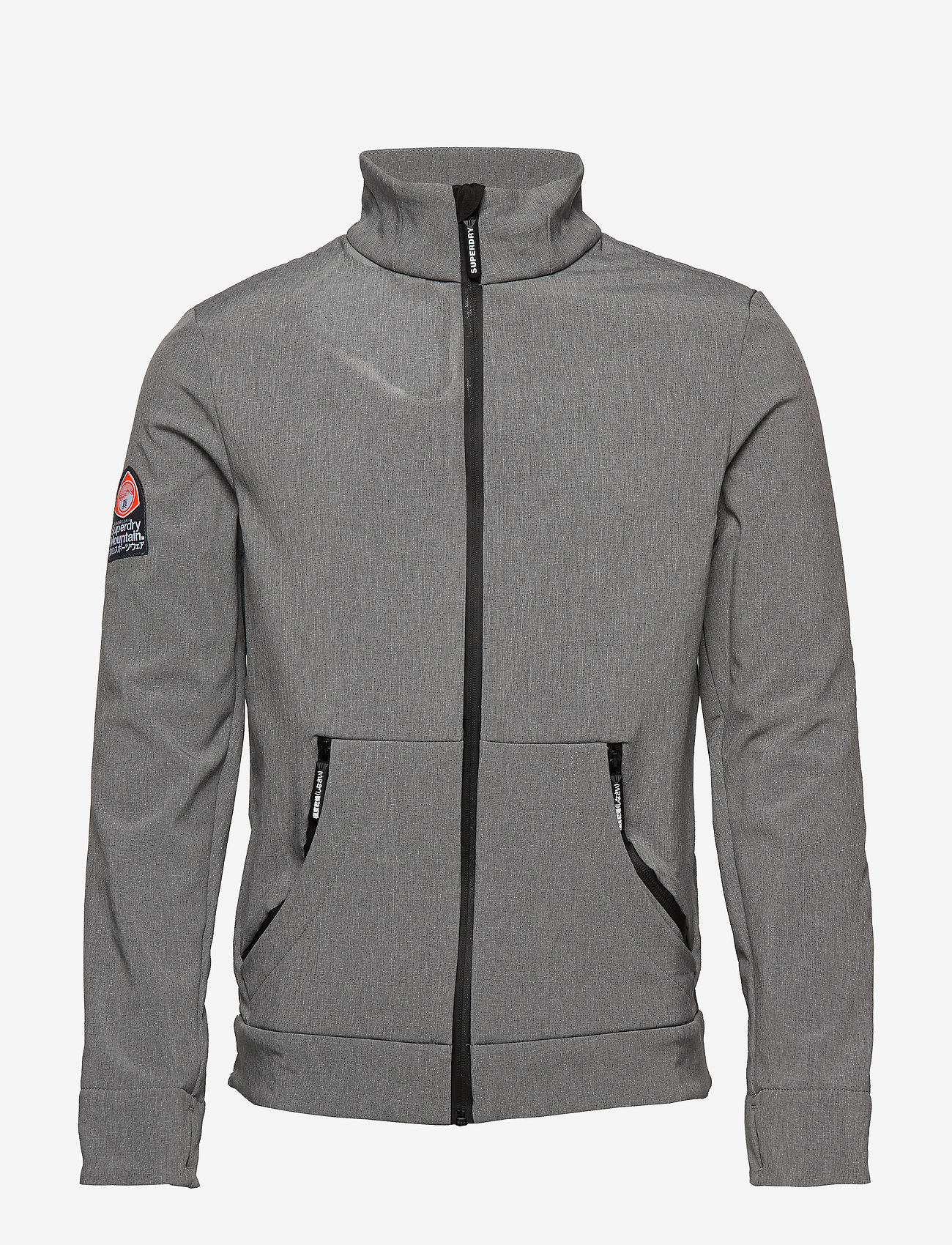 Superdry - MOUNTAINEER SOFTSHELL - silver grey/fluro orange - 1