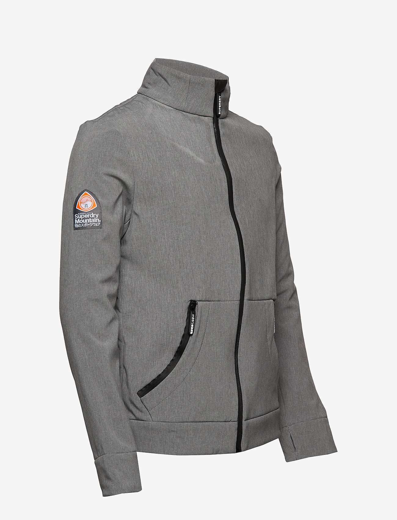 Superdry - MOUNTAINEER SOFTSHELL - silver grey/fluro orange - 3