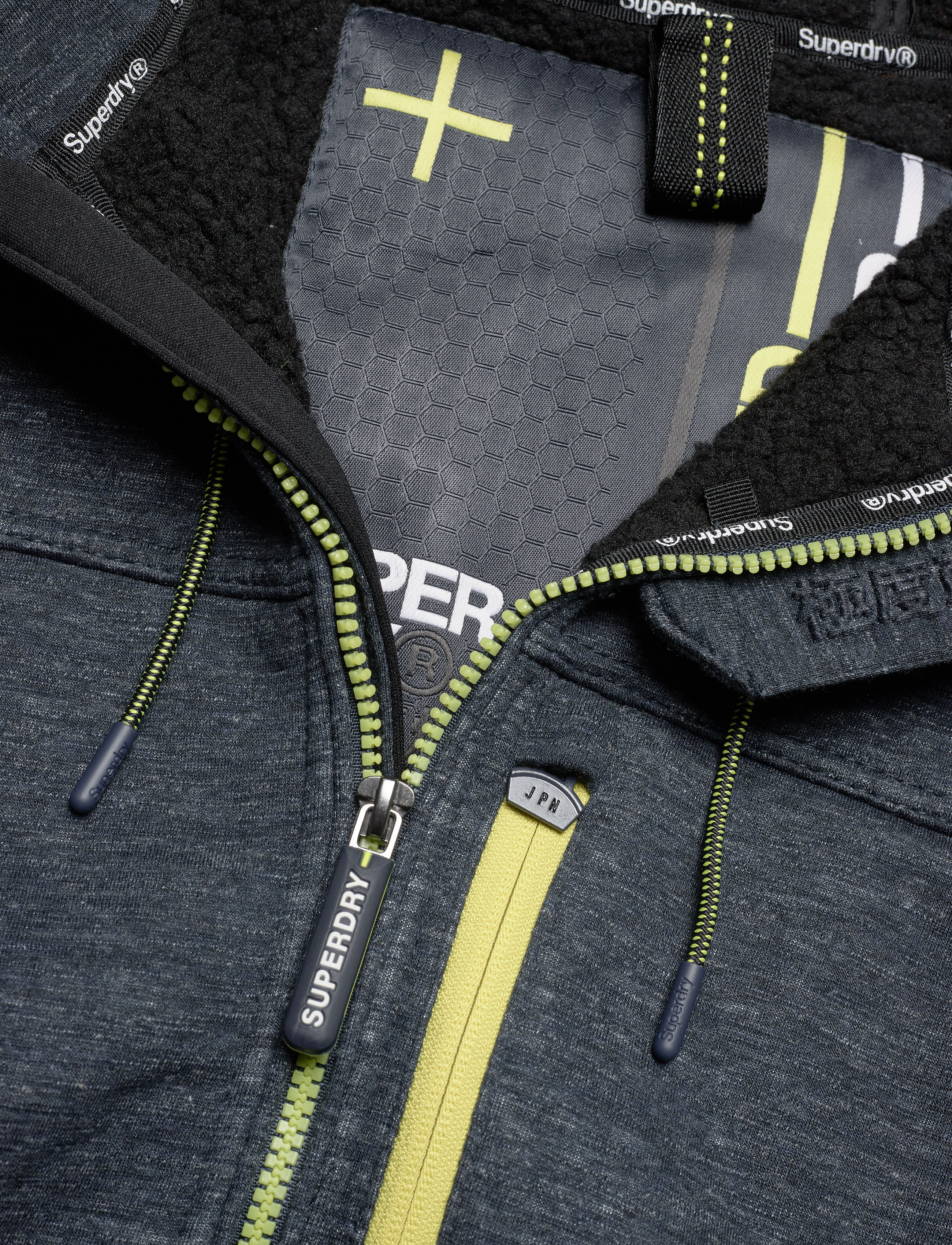 Superdry - HOODED WINTER WINDTREKKER - dark navy marl/black - 4