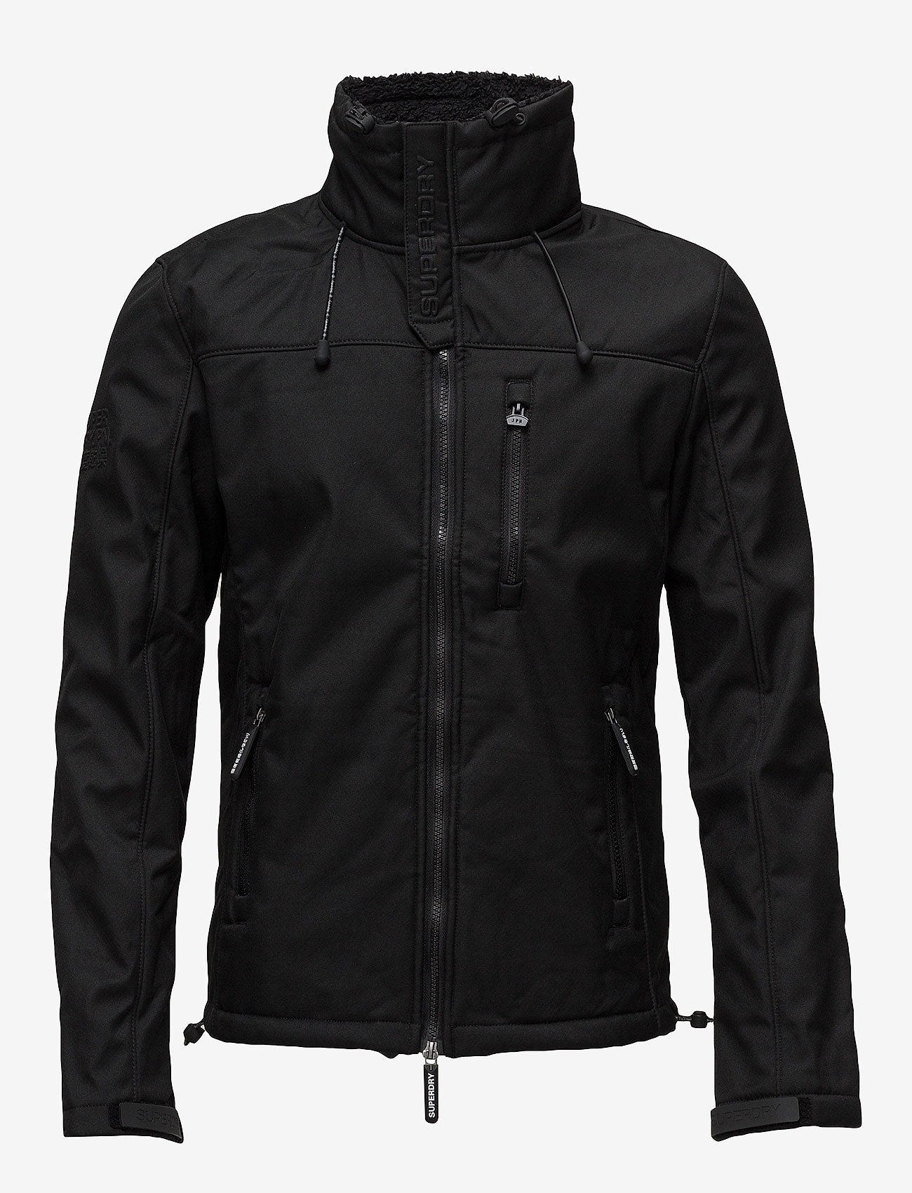 Superdry - WINTER SHERPA HOOD WINDTREKKER - black/black - 1