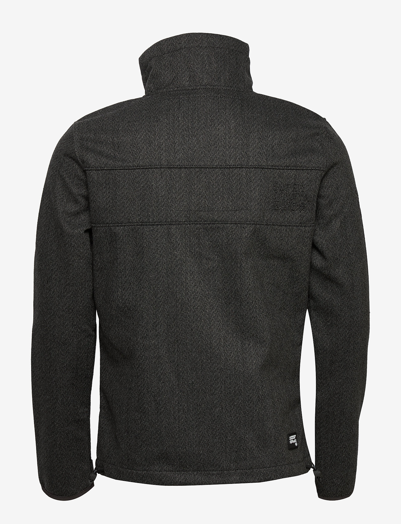 Superdry - WINDTREKKER - charcoal herringbone/black - 2