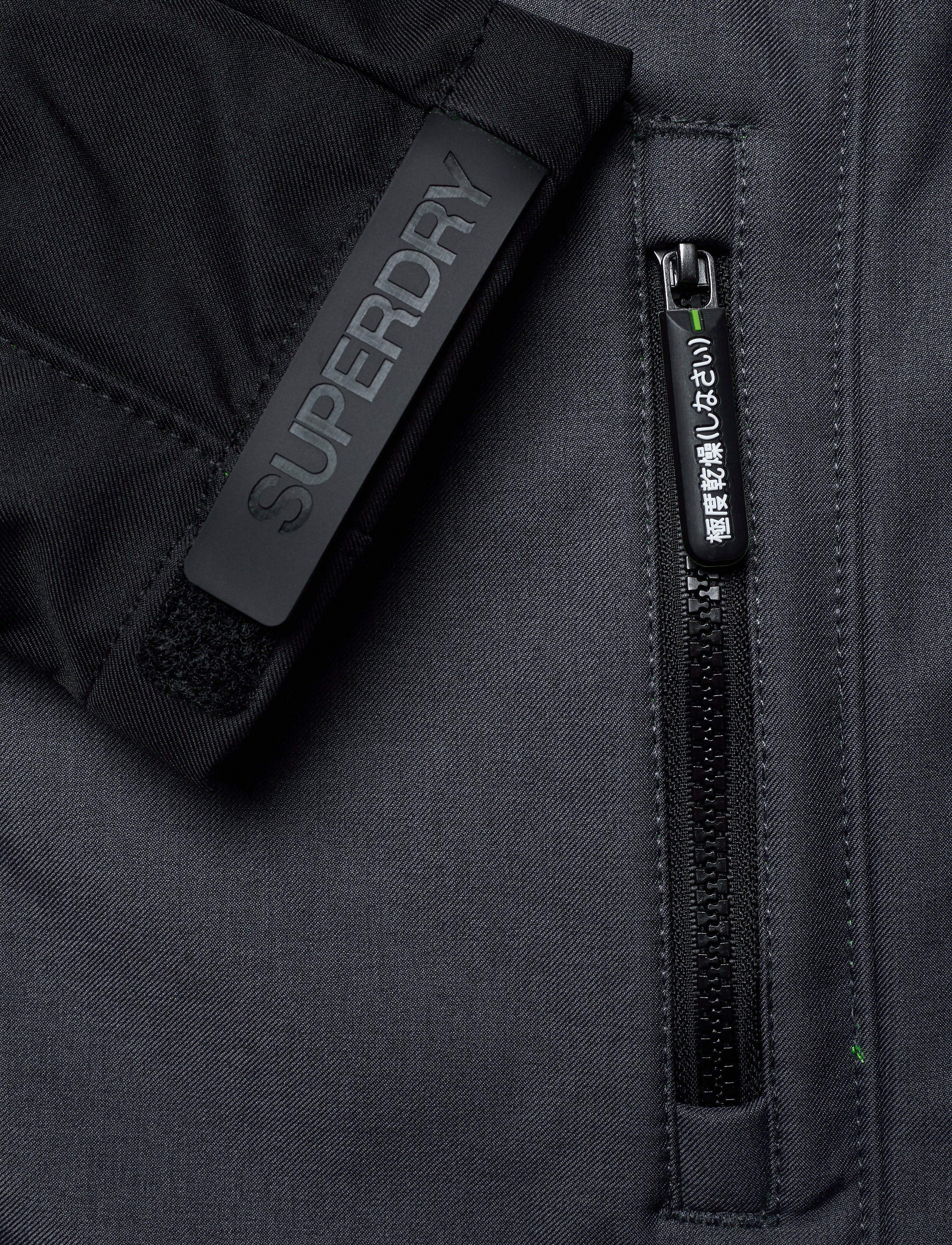 Superdry - SD TRACK WINDTREKKER - black/nimbus grey/sport lime - 5
