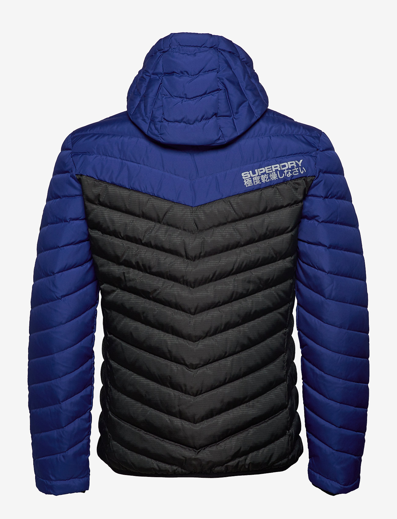 Superdry - CHEVRON COLOUR BLOCK DOWN - dark cobalt/black - 2