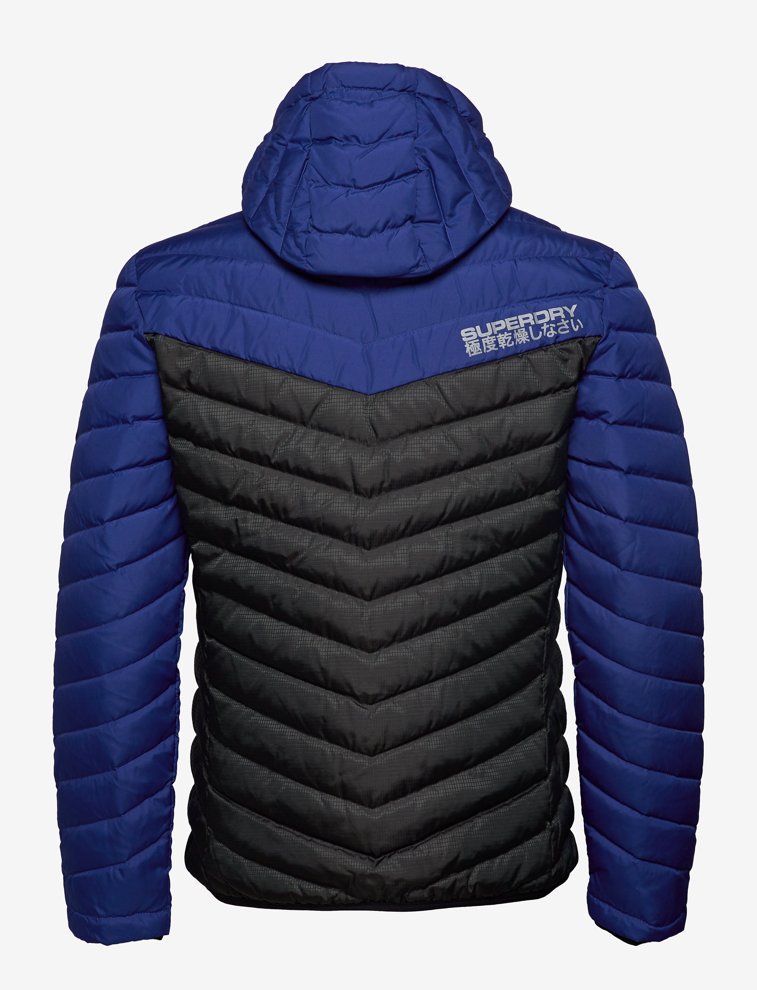 Superdry - CHEVRON COLOUR BLOCK DOWN - dark cobalt/black - 2