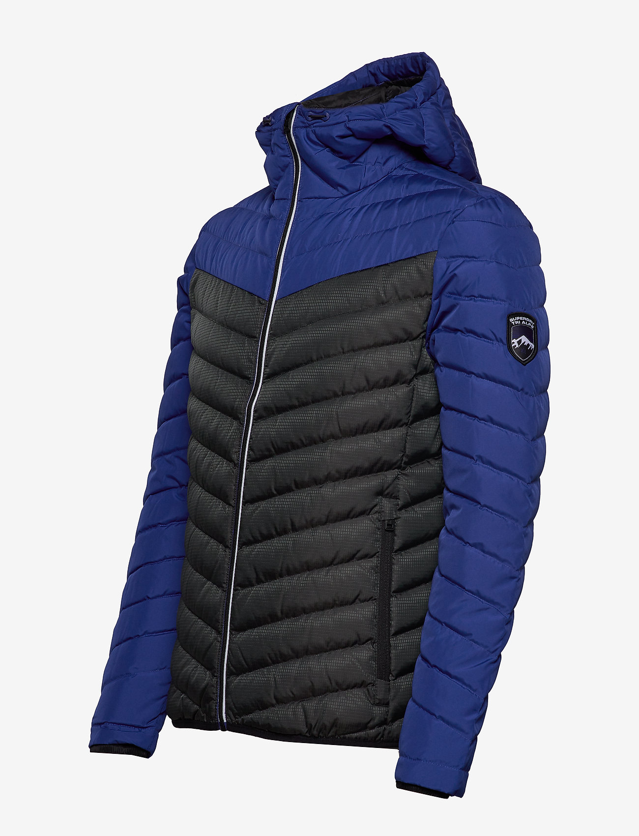 Superdry - CHEVRON COLOUR BLOCK DOWN - dark cobalt/black - 3