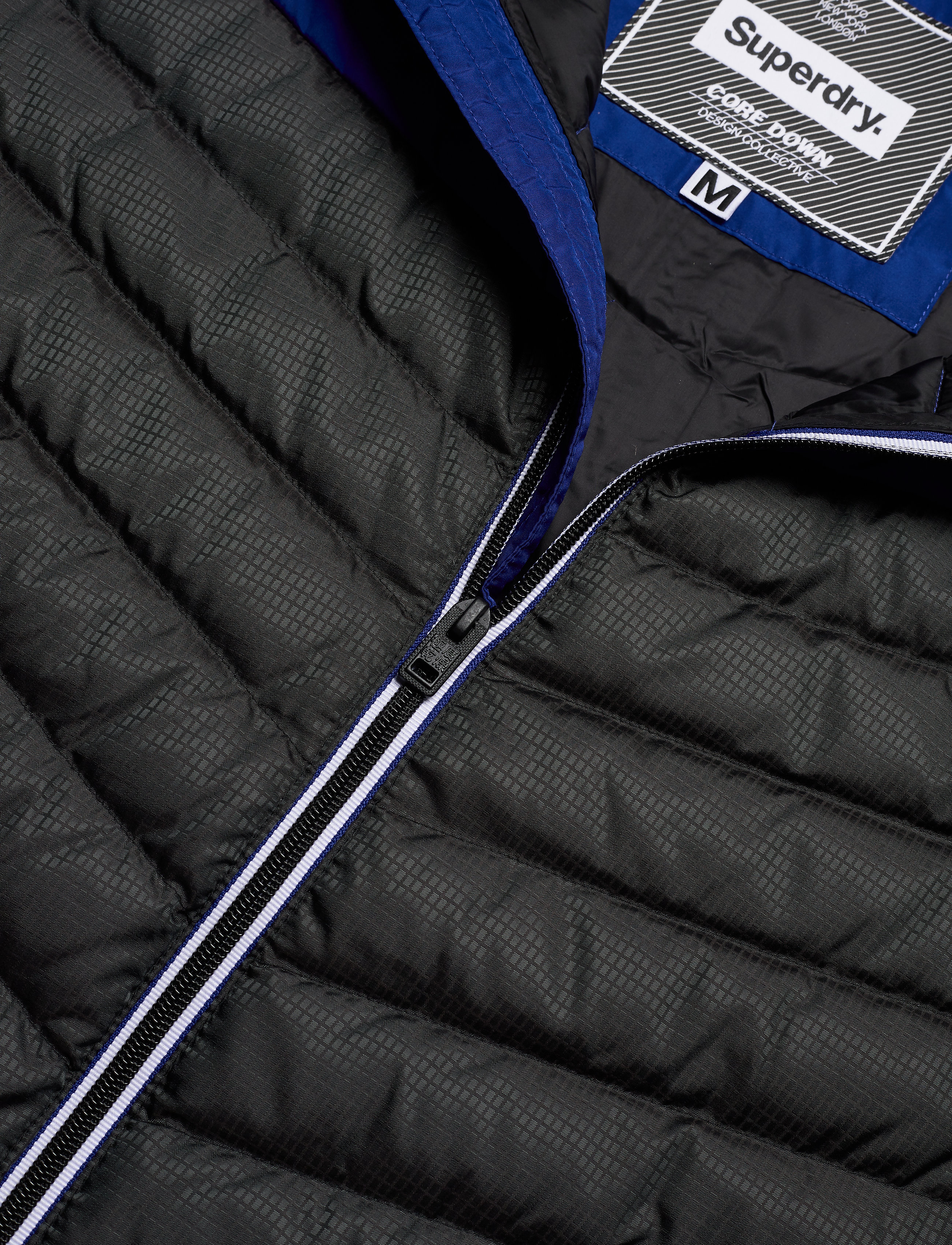 Superdry - CHEVRON COLOUR BLOCK DOWN - dark cobalt/black - 4
