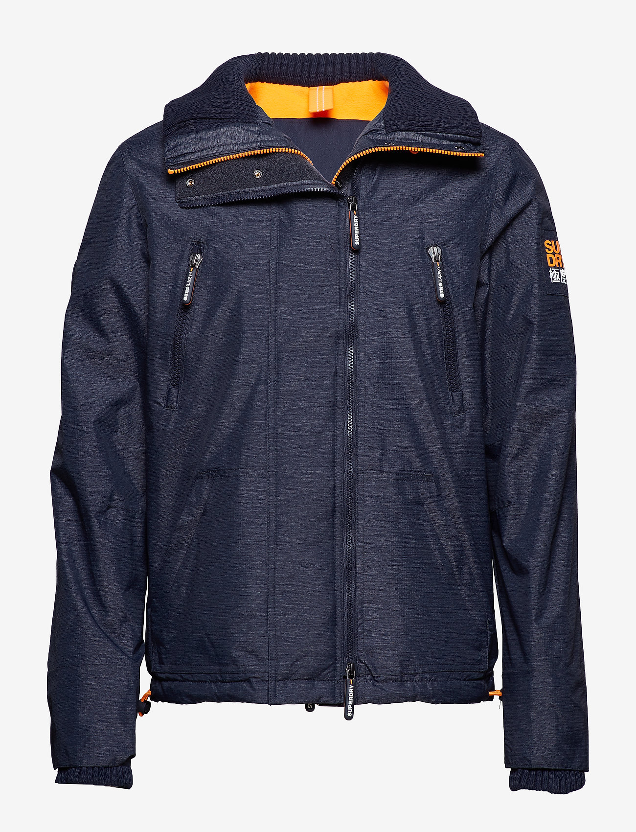 NAVY MARL/FLURO ORANGE
