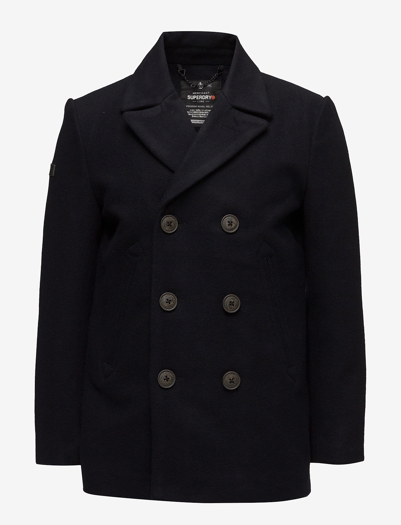 Superdry - ROOKIE MERCHANT LINE PEACOAT - super dark navy - 0