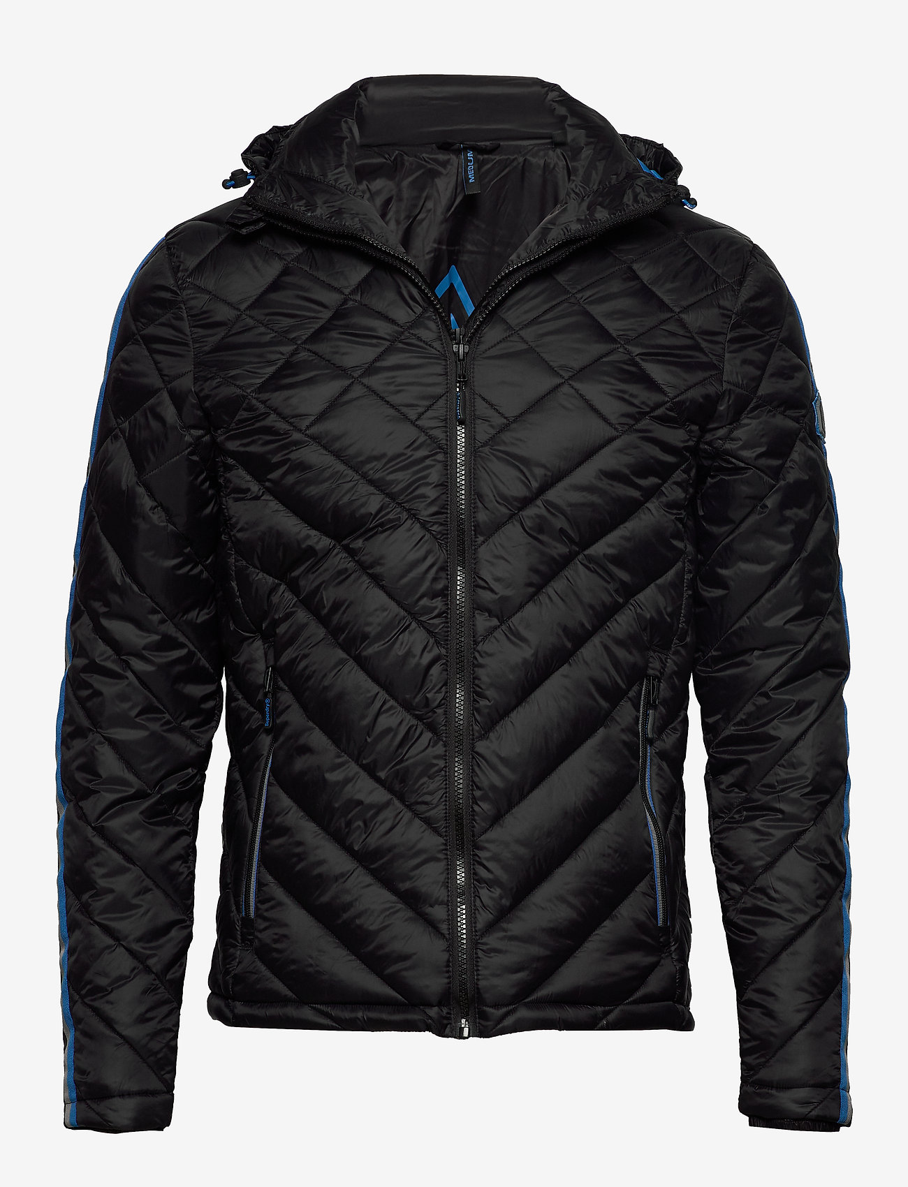 Superdry - QUILT FADE FUJI - black/cobalt - 0