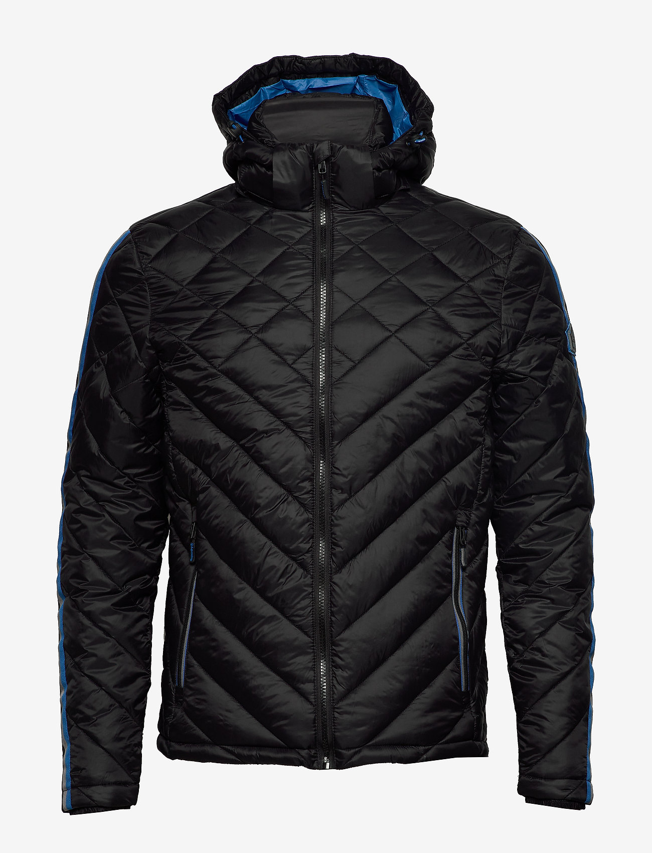 Superdry - QUILT FADE FUJI - black/cobalt - 1