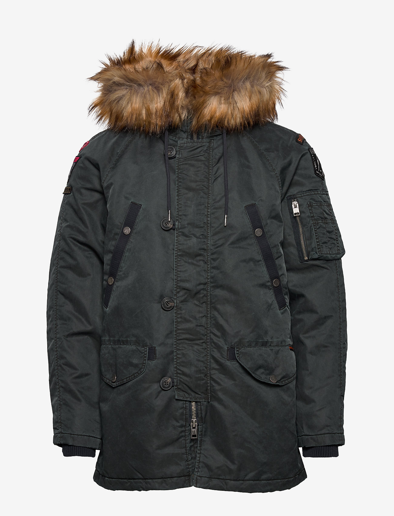 Superdry - COMANDO HEAVY PARKA - washed navy - 1