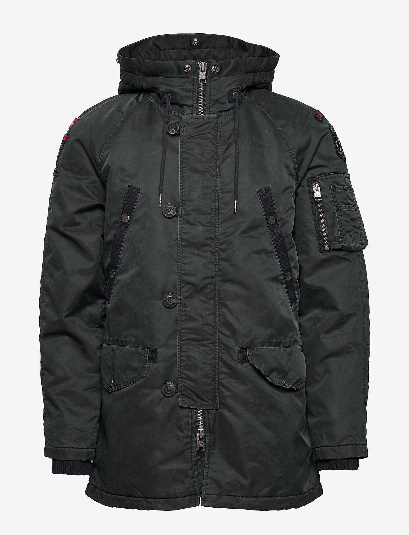 Superdry - COMANDO HEAVY PARKA - washed navy - 2