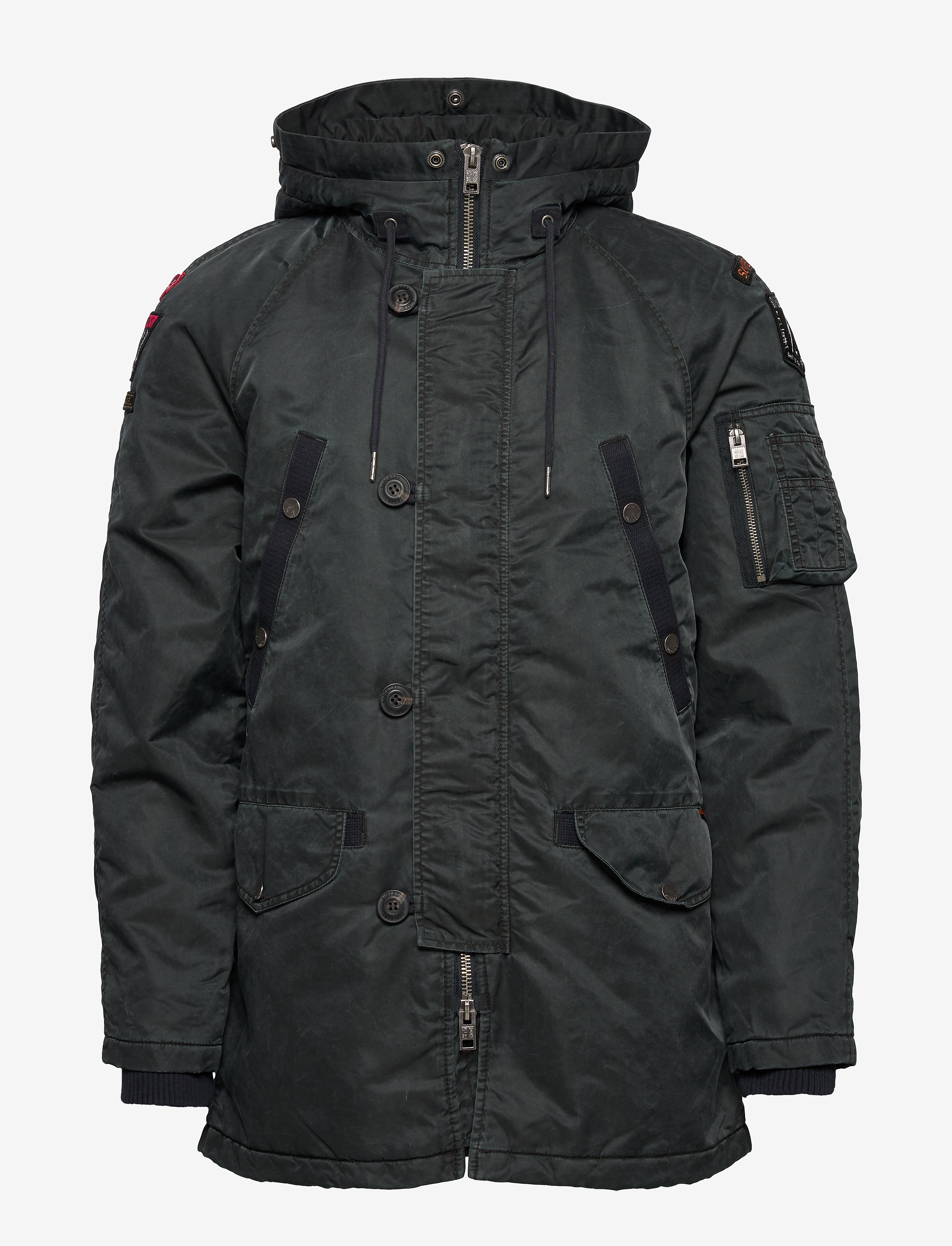 Superdry - COMANDO HEAVY PARKA - washed navy - 2