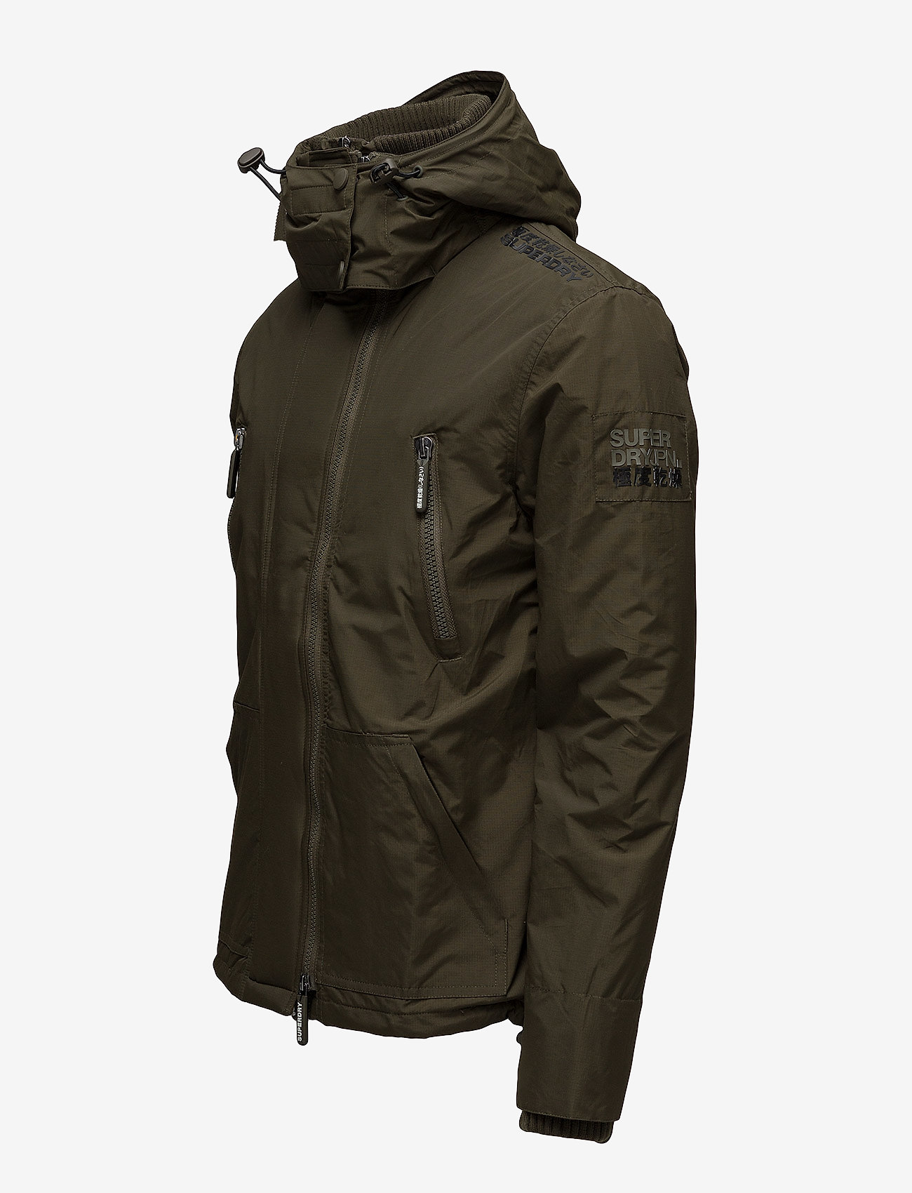 Superdry - HOODED POLAR WIND ATTACKER NB - deep olive/black - 3