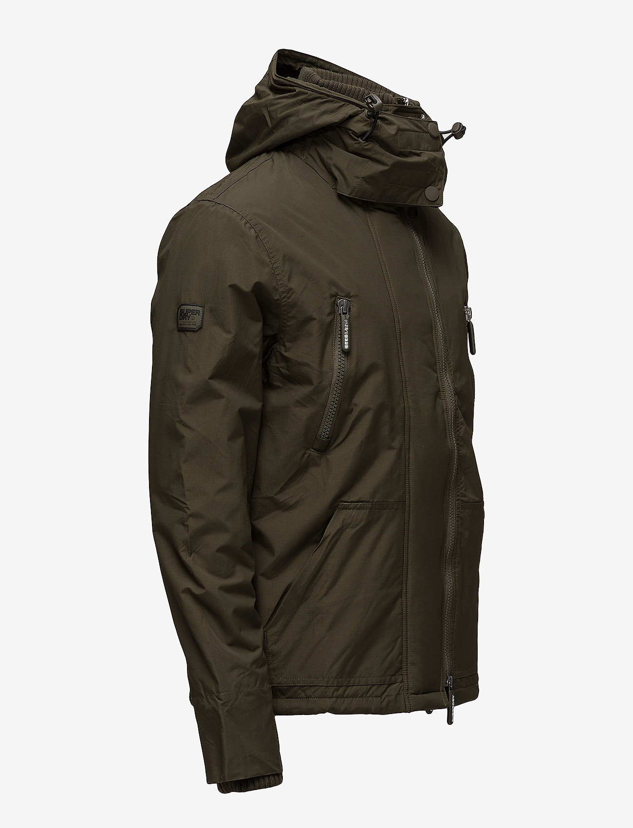 Superdry - HOODED POLAR WIND ATTACKER NB - deep olive/black - 4