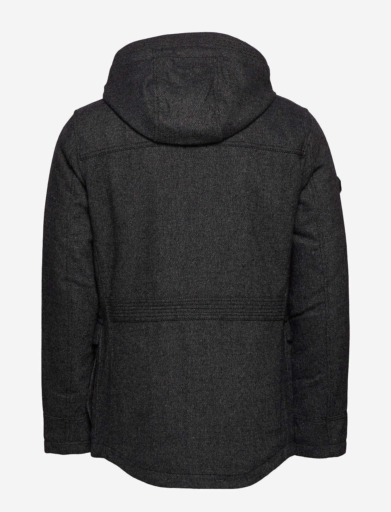 Superdry - GYTON HOODED WOOL COAT - charcoal - 3