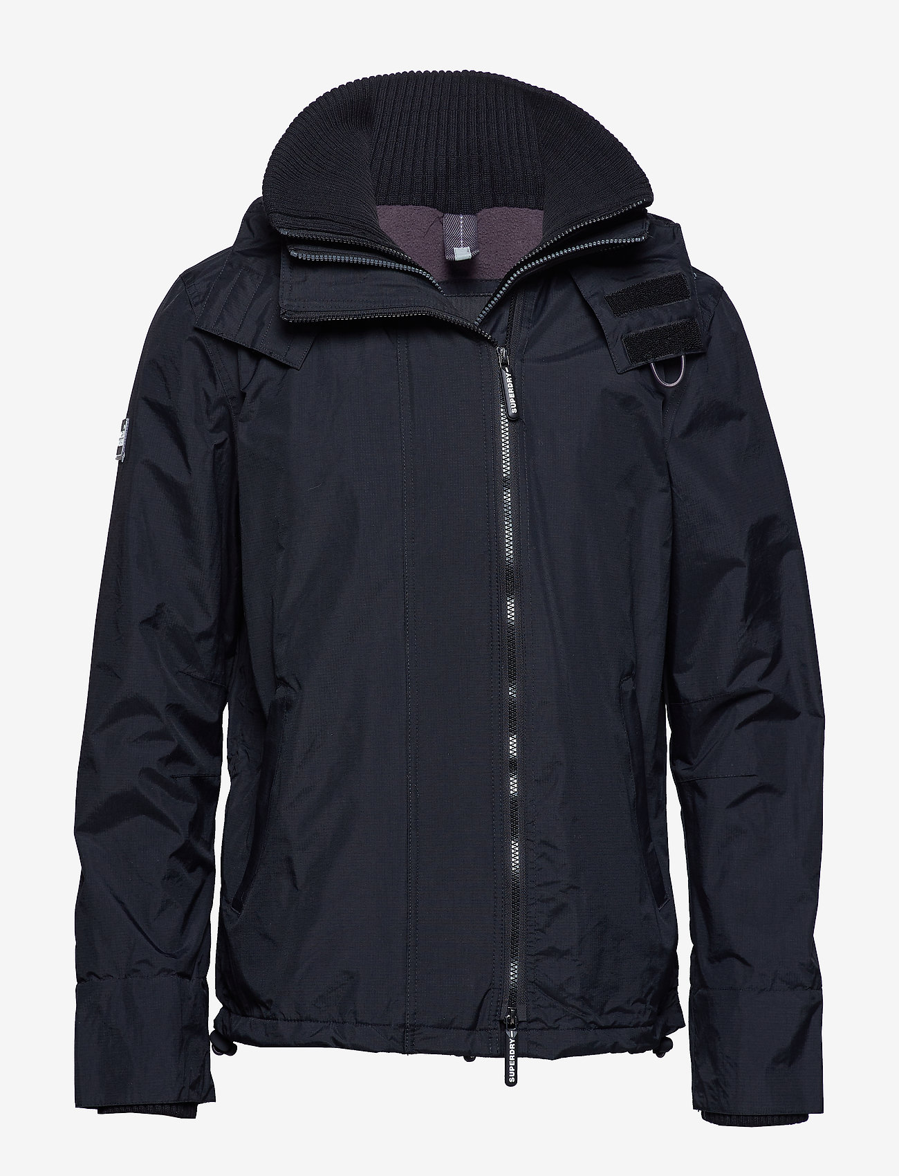 Superdry - POP ZIP HOODED ARCTIC WINDCHEATER - black/rock - 0
