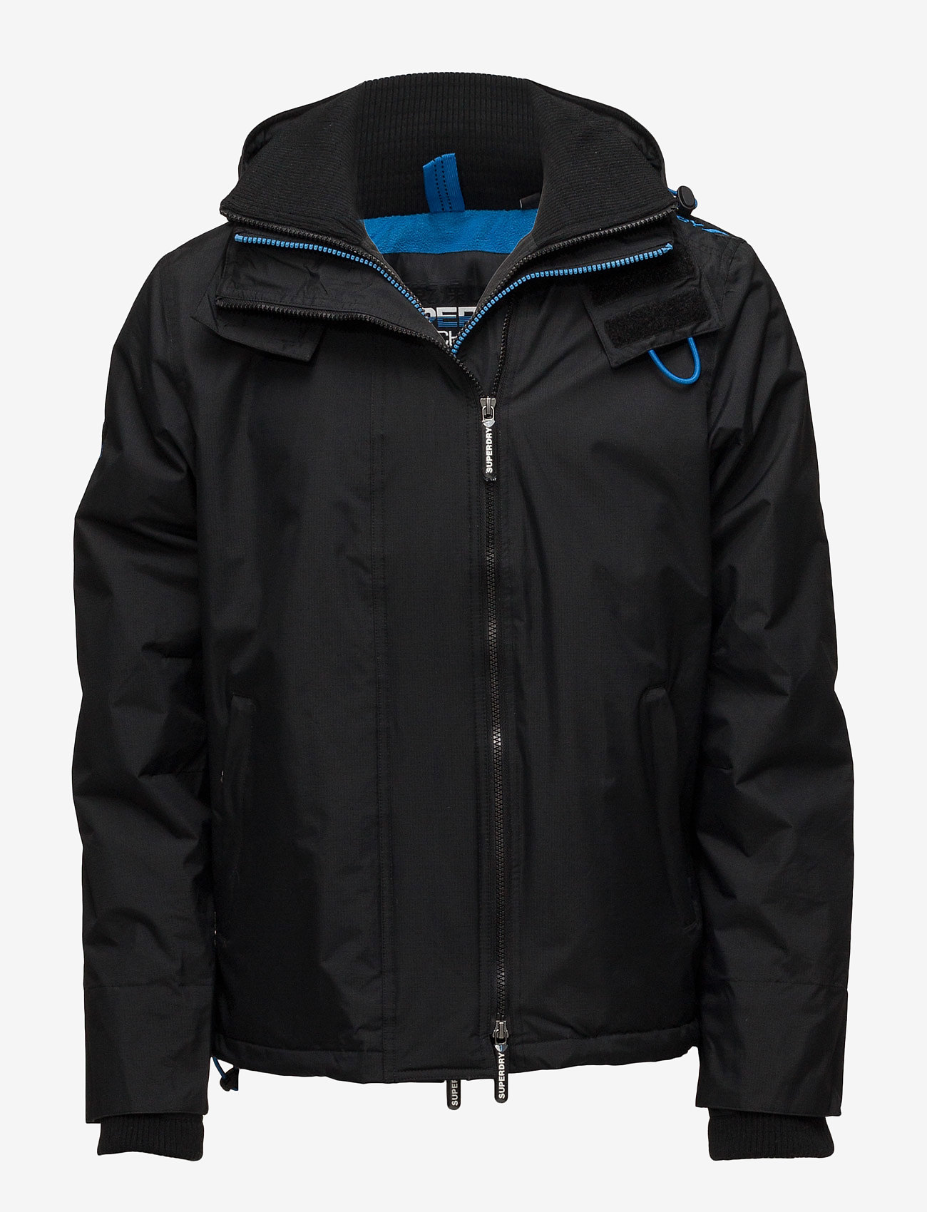 Superdry - POPZIP HOOD ARCTIC WNDCHTER NB - black/super denby - 0