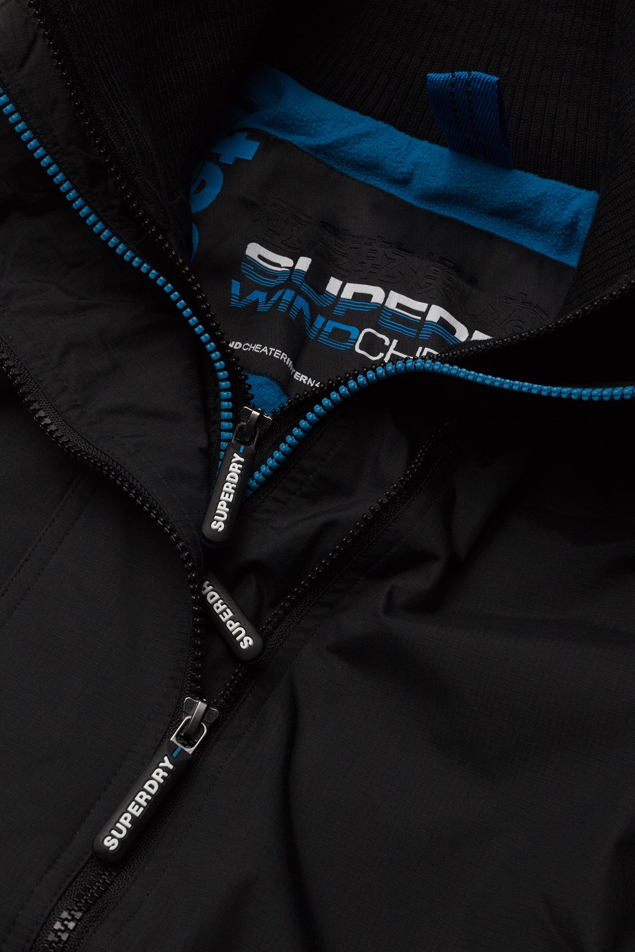 Superdry - POPZIP HOOD ARCTIC WNDCHTER NB - black/super denby - 3