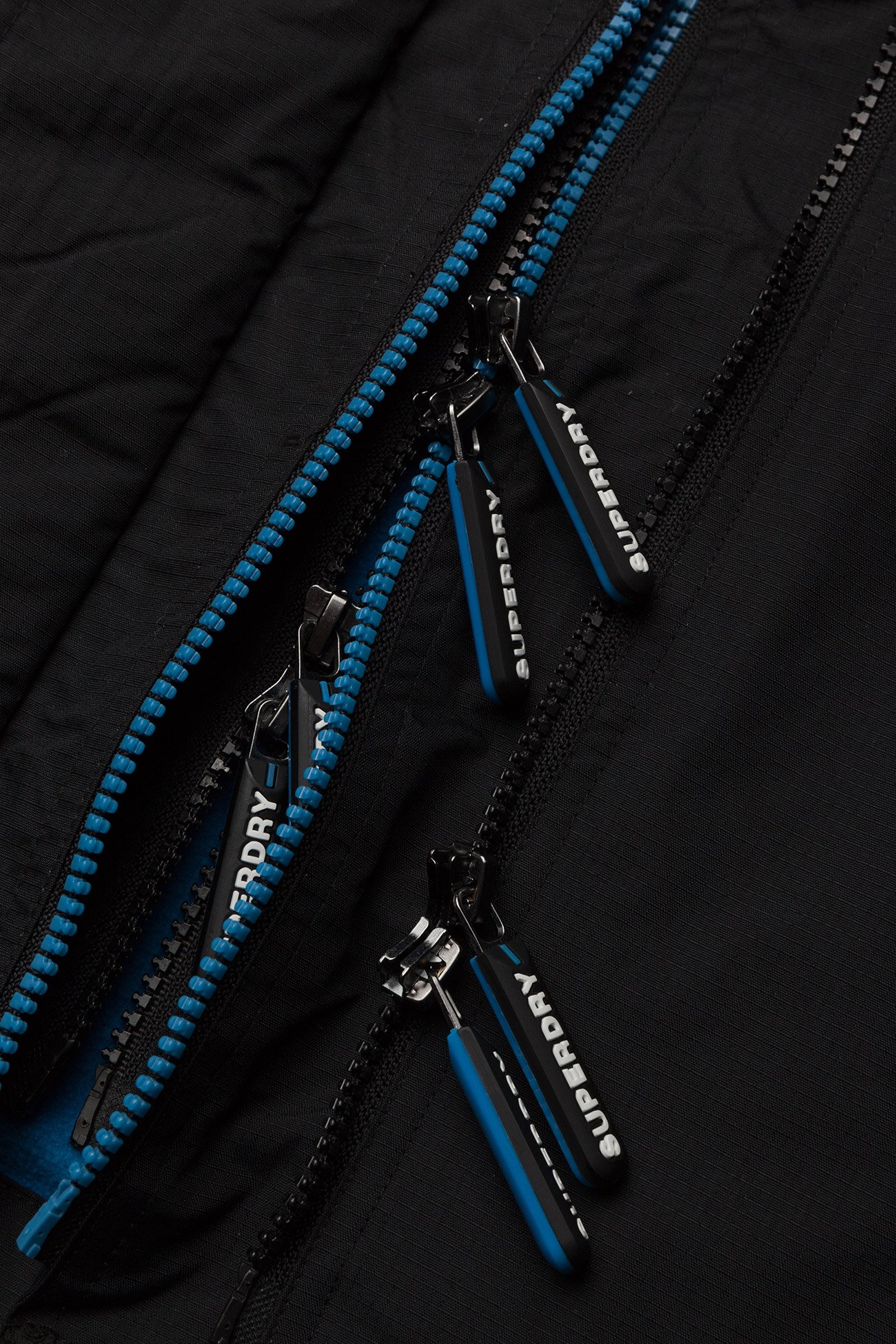 Superdry - POPZIP HOOD ARCTIC WNDCHTER NB - black/super denby - 5