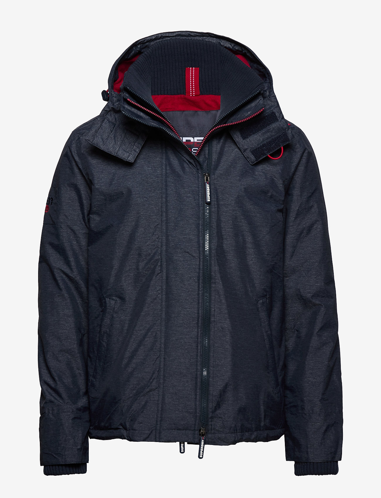 INDIGO MARL/DEEP RED