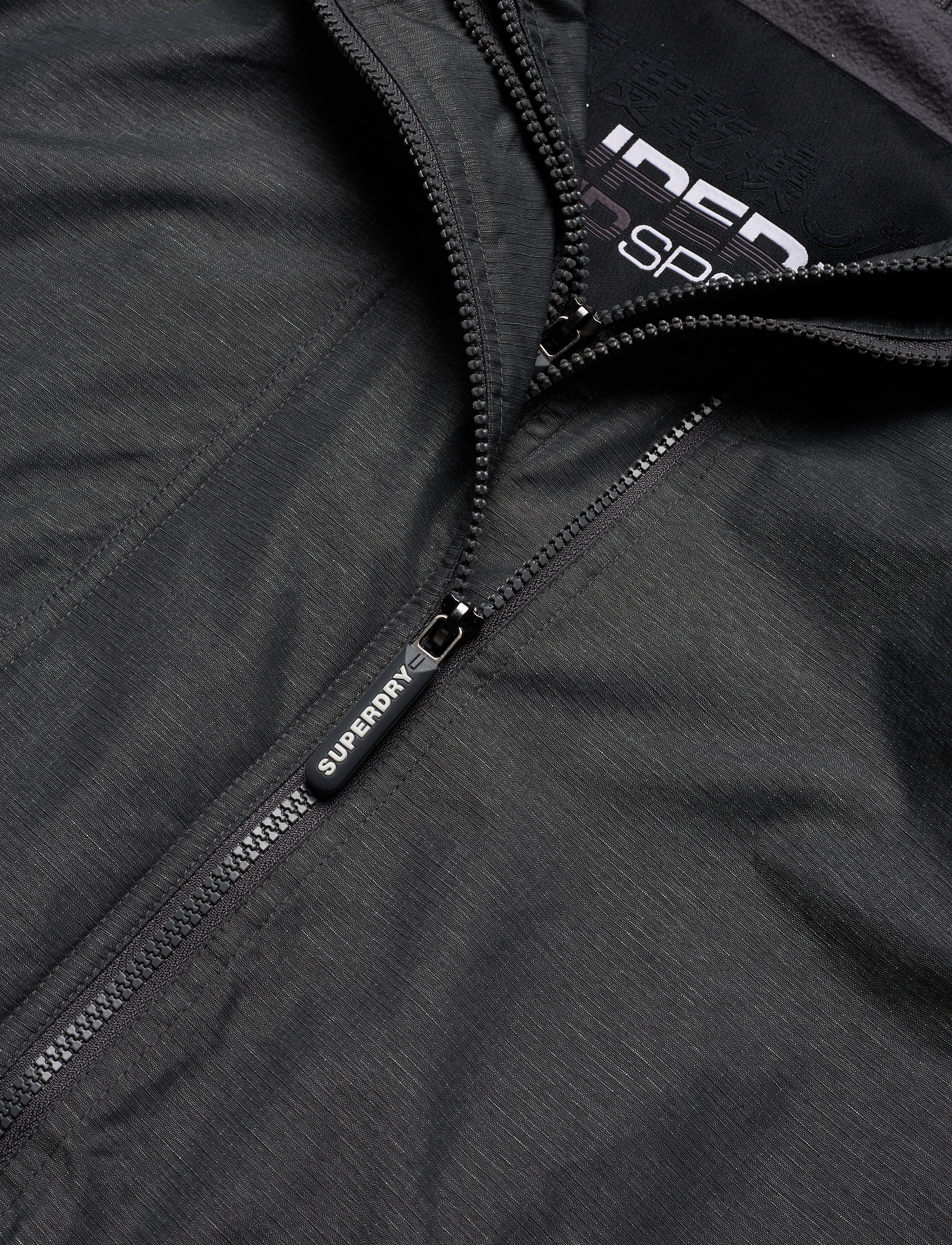 Superdry - POP ZIP HOOD ARCTIC WNDCHEATER NB - stone marl/steel - 4