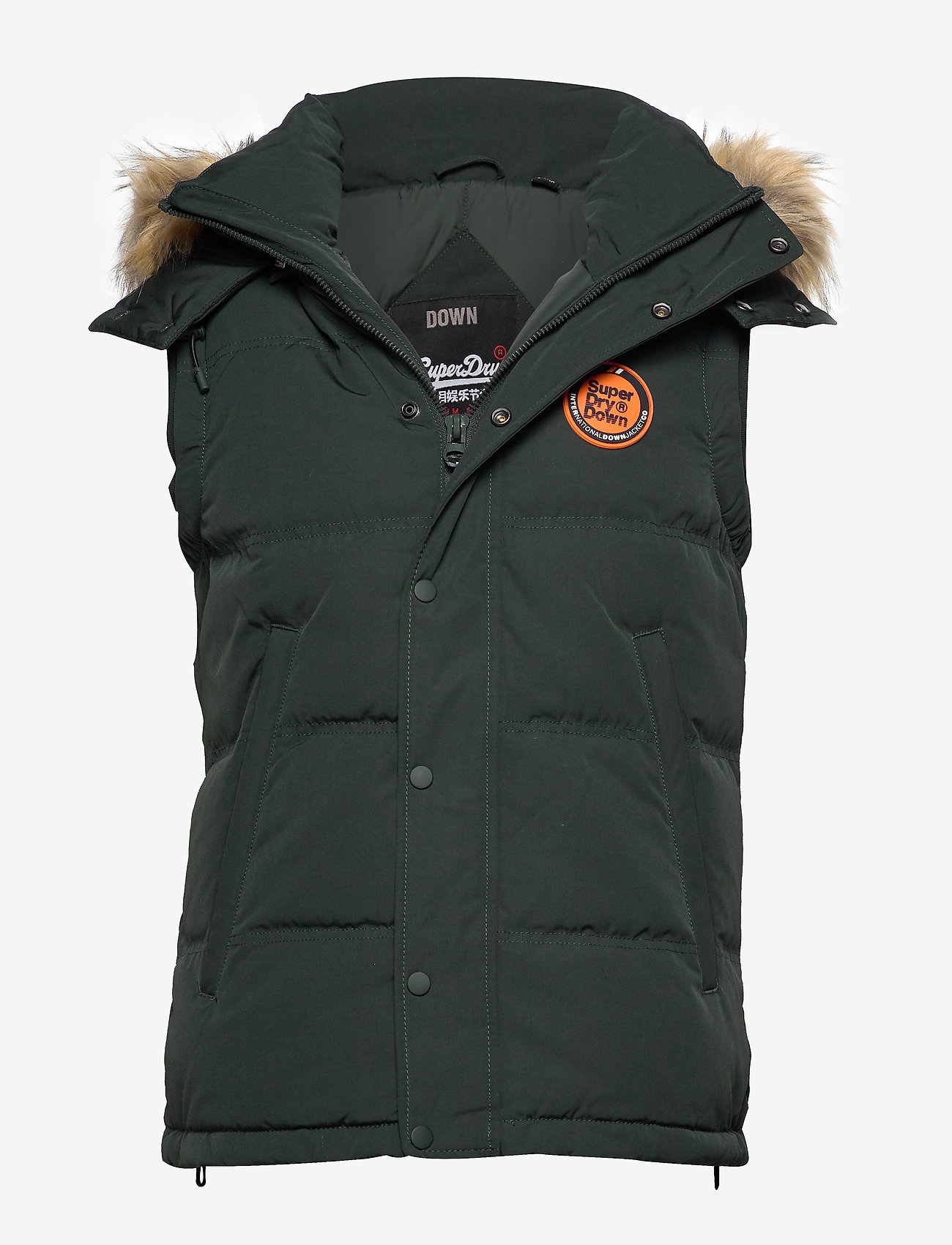 ROOKIE DOWN GILET - DEEP FOREST