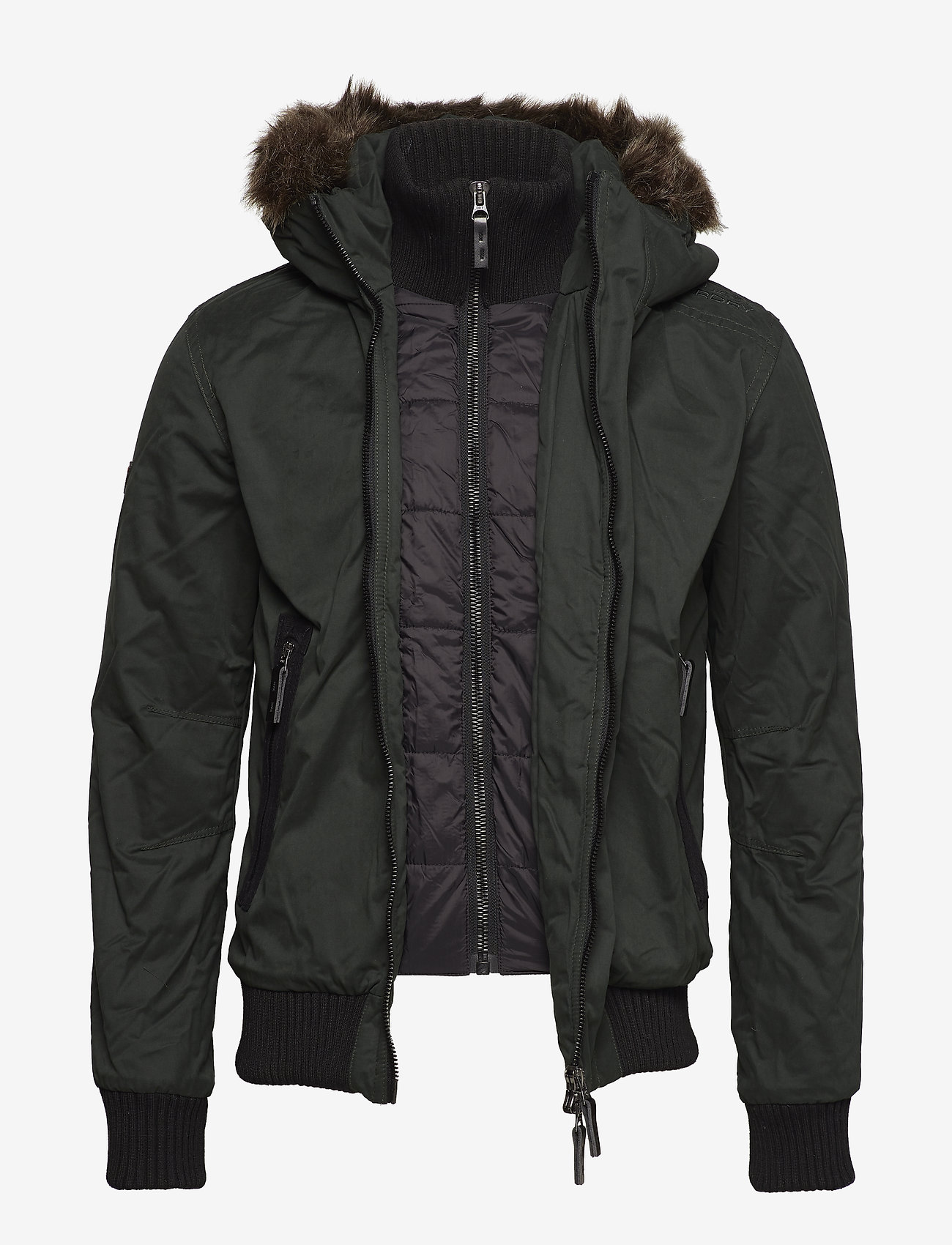 Superdry - MICROFIBRE WIND BOMBER - ivy green - 2