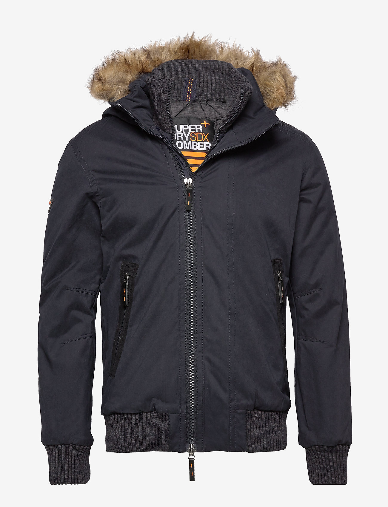 Superdry - MICROFIBRE WIND BOMBER - super dark navy - 0