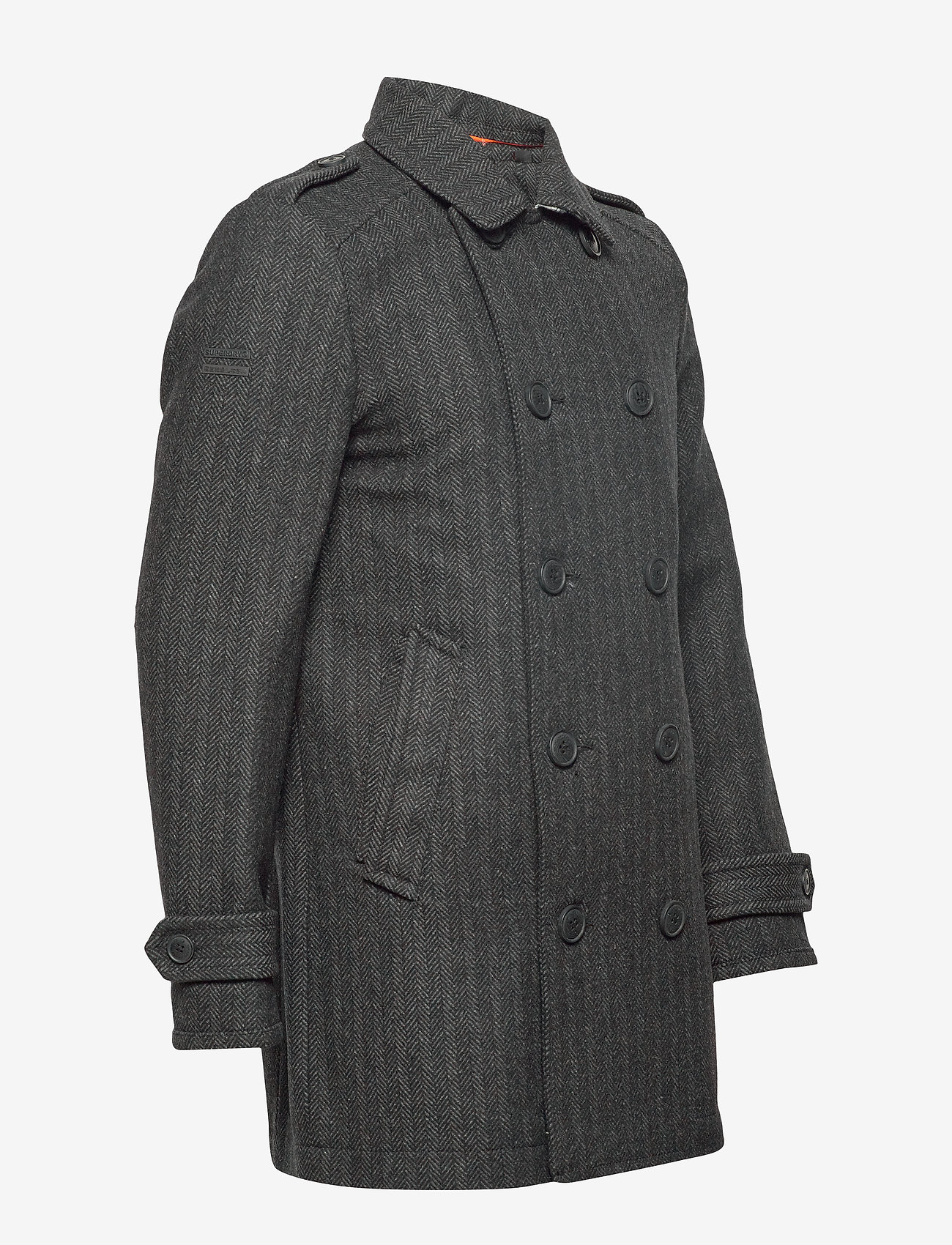 Superdry - NEW BRIDGE COAT - grey herringbone - 3