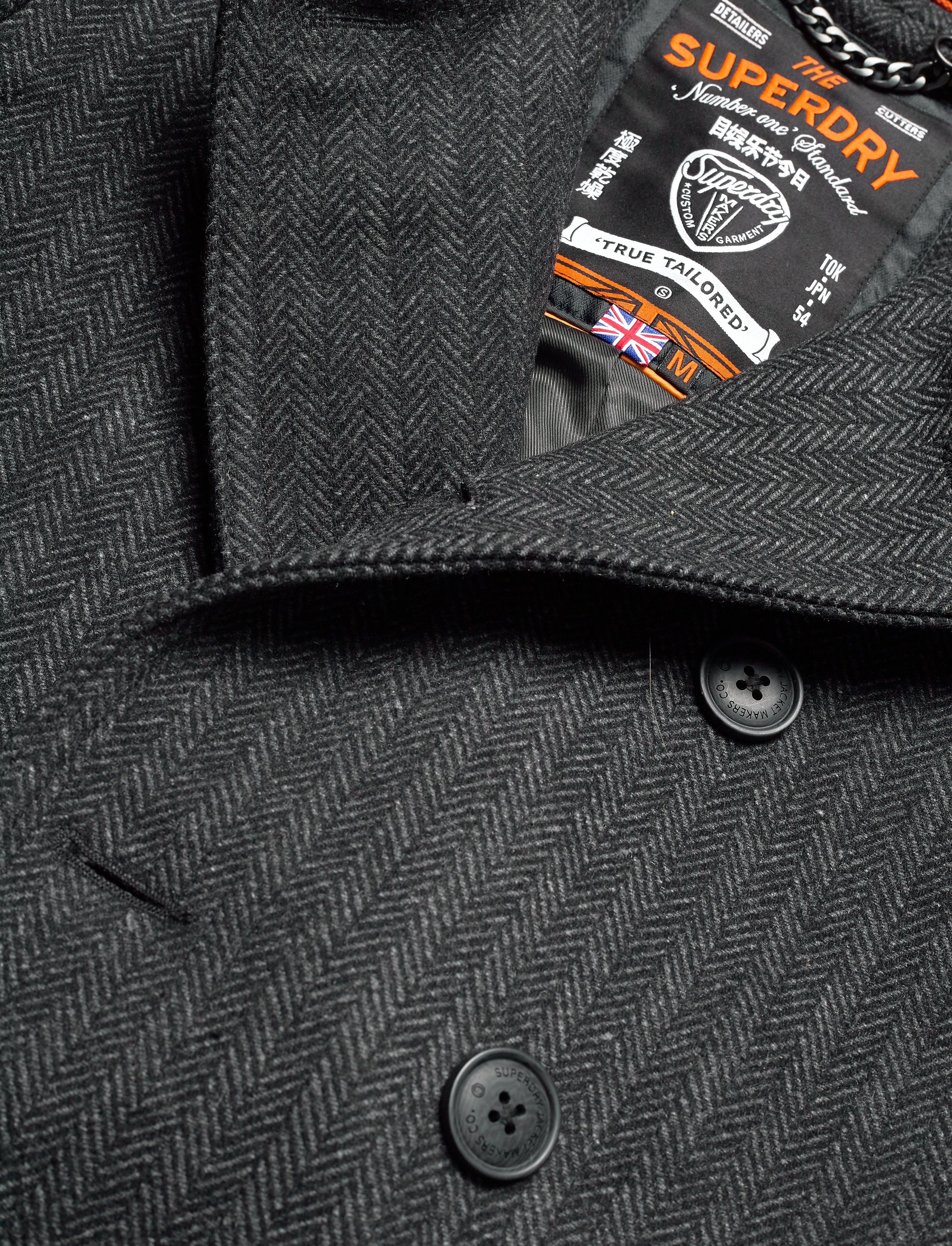 Superdry - NEW BRIDGE COAT - grey herringbone - 4
