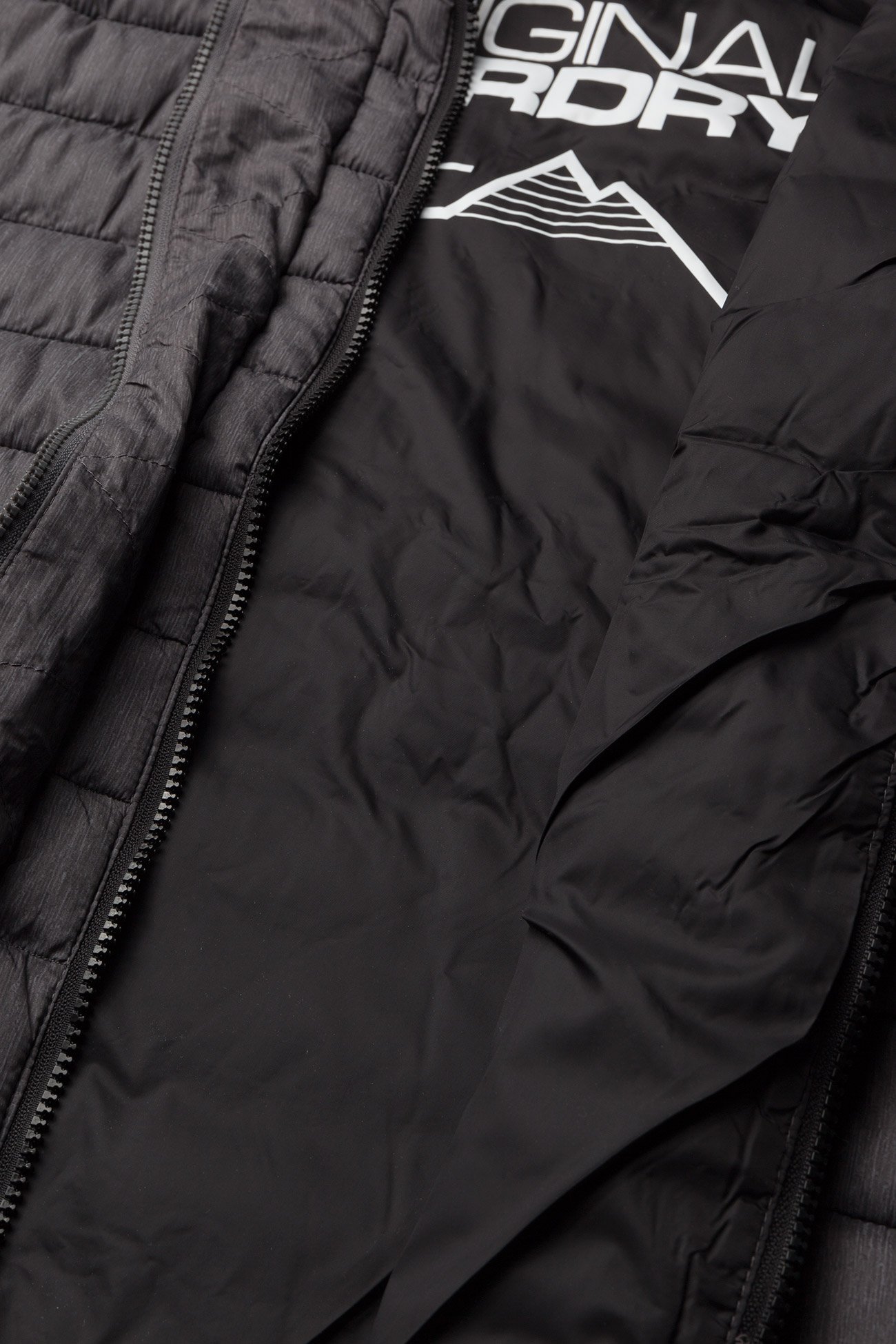 Superdry - FUJI DOUBLE ZIP VEST - charcoal marl - 5