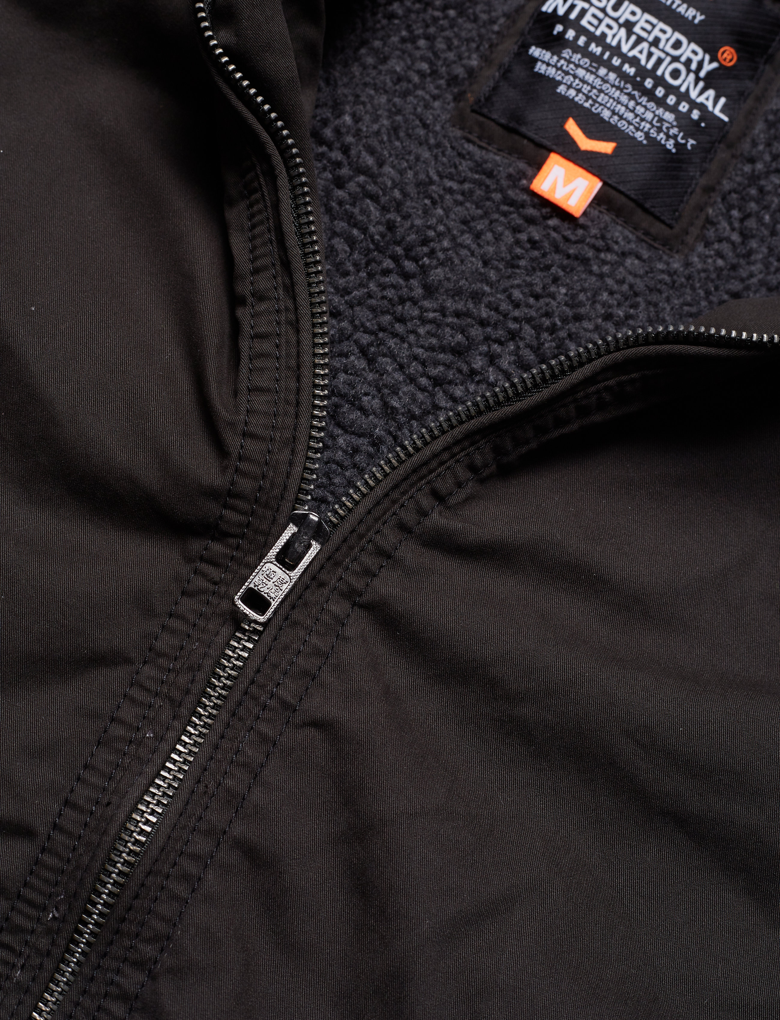Superdry - ROOKIE WINTER DUTY BOMBER - bitter black - 4