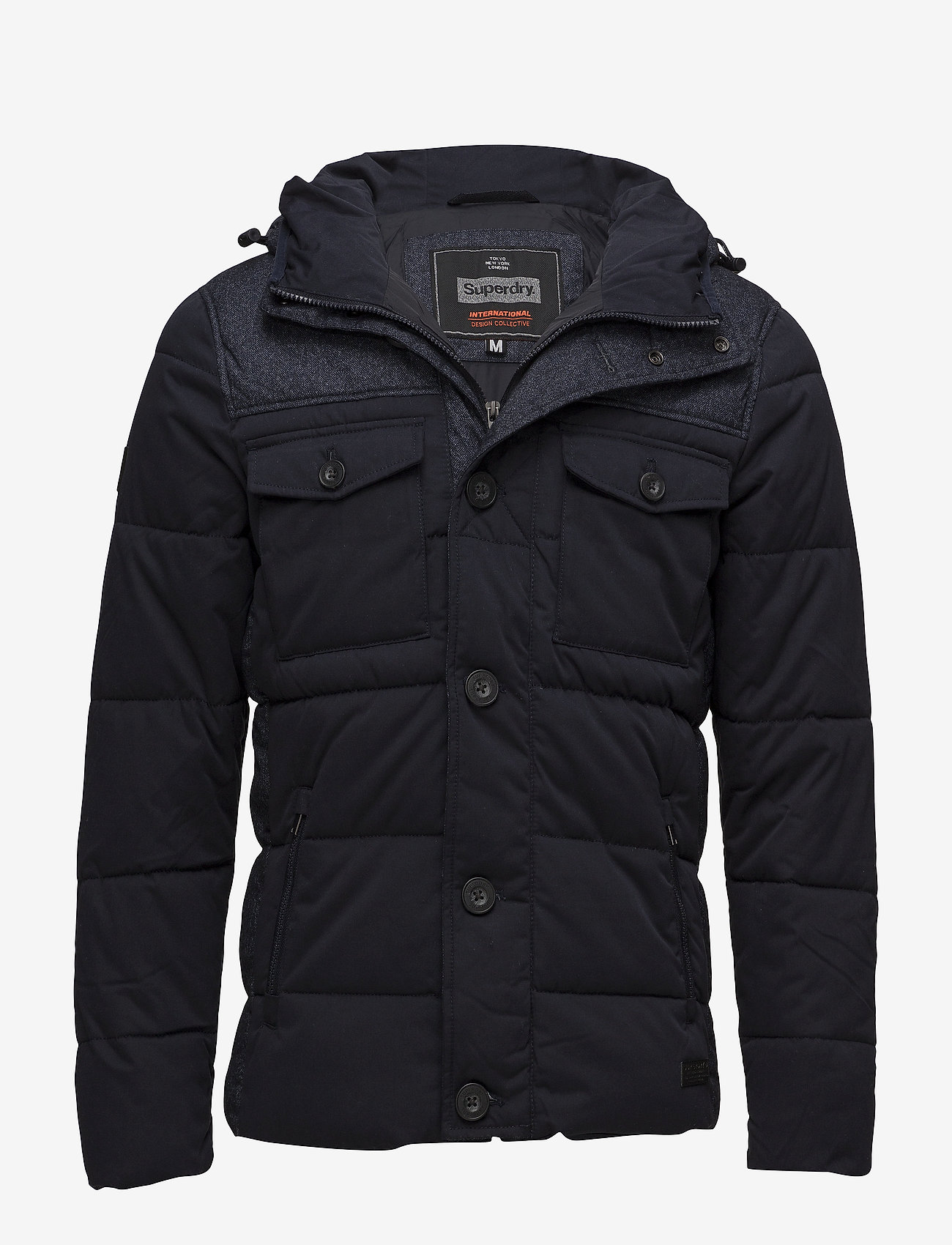TECH TWEED JACKET - NAVY