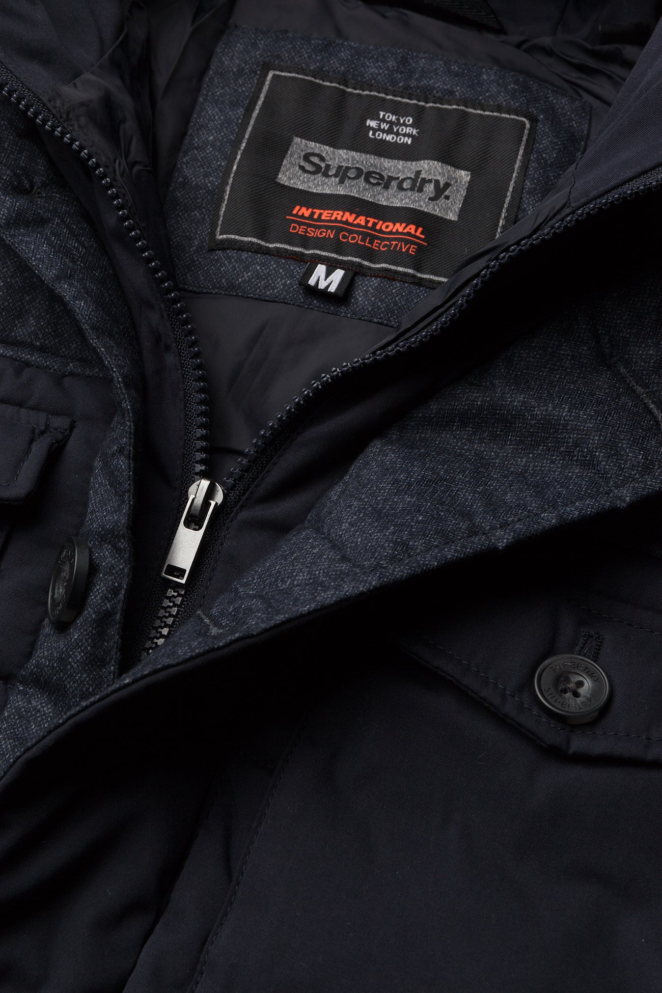Superdry - TECH TWEED JACKET - navy - 4