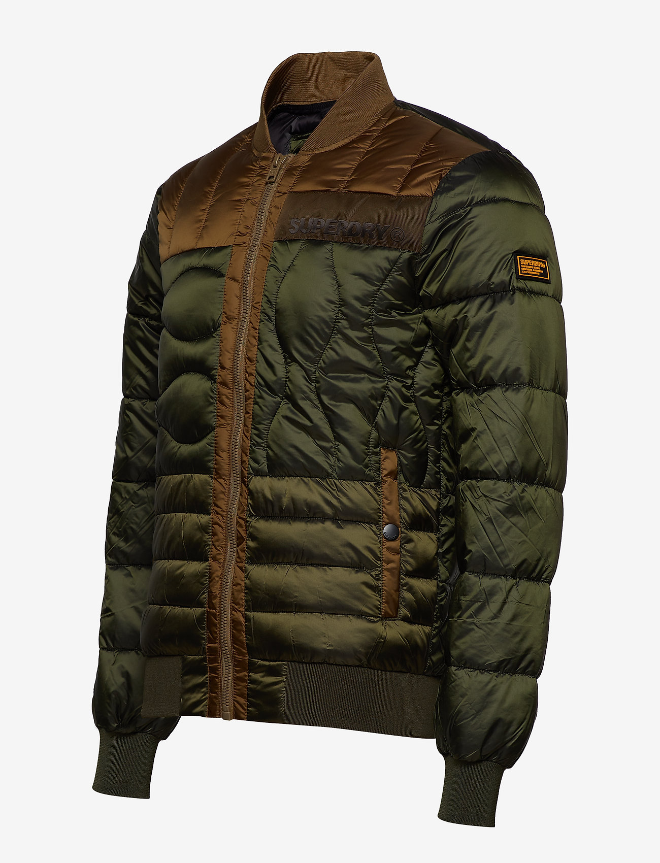 Superdry - CONVEX MIXED QUILT BOMBER - olive mix - 2