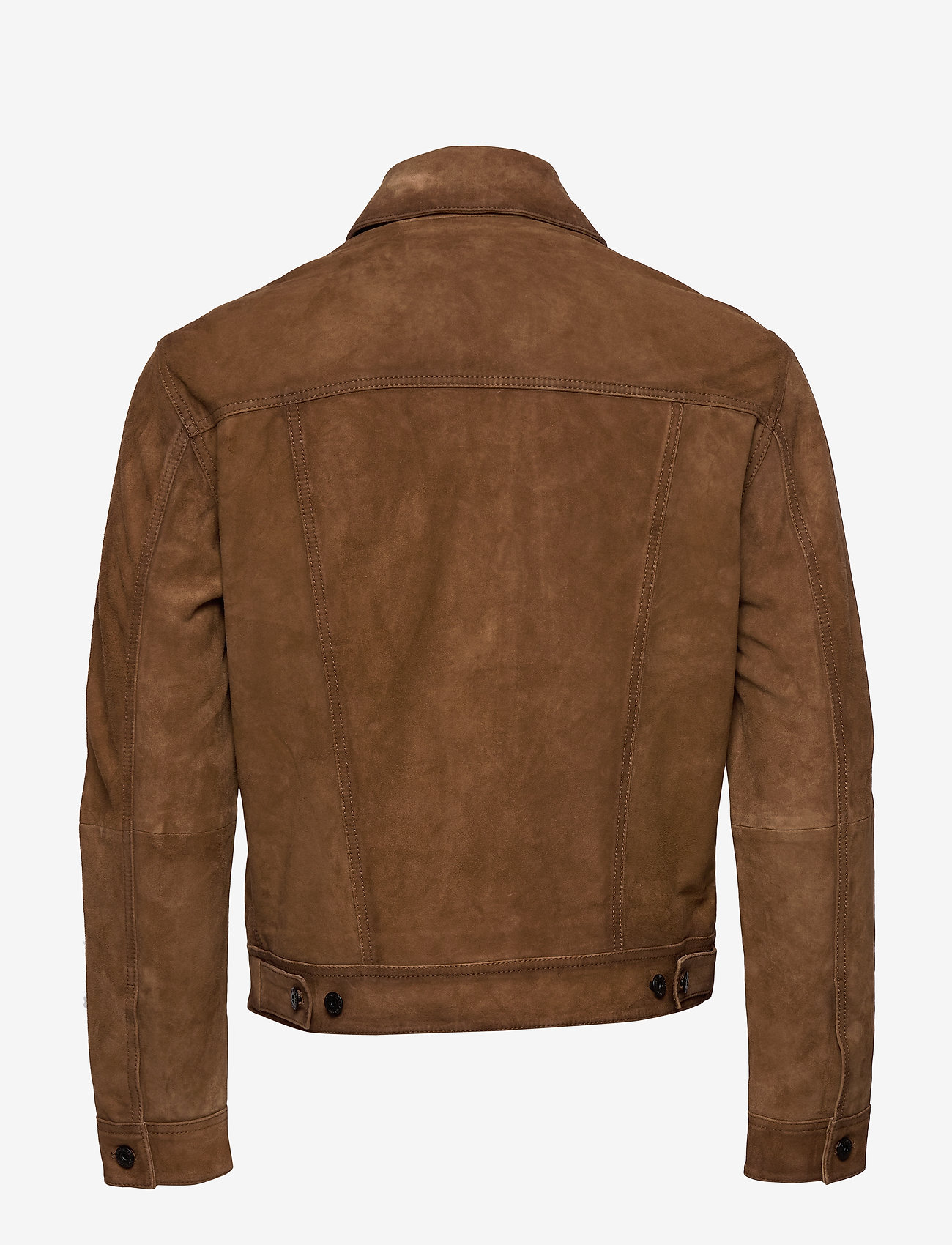 Superdry - Suede Highwayman Trucker - burnt brown - 1