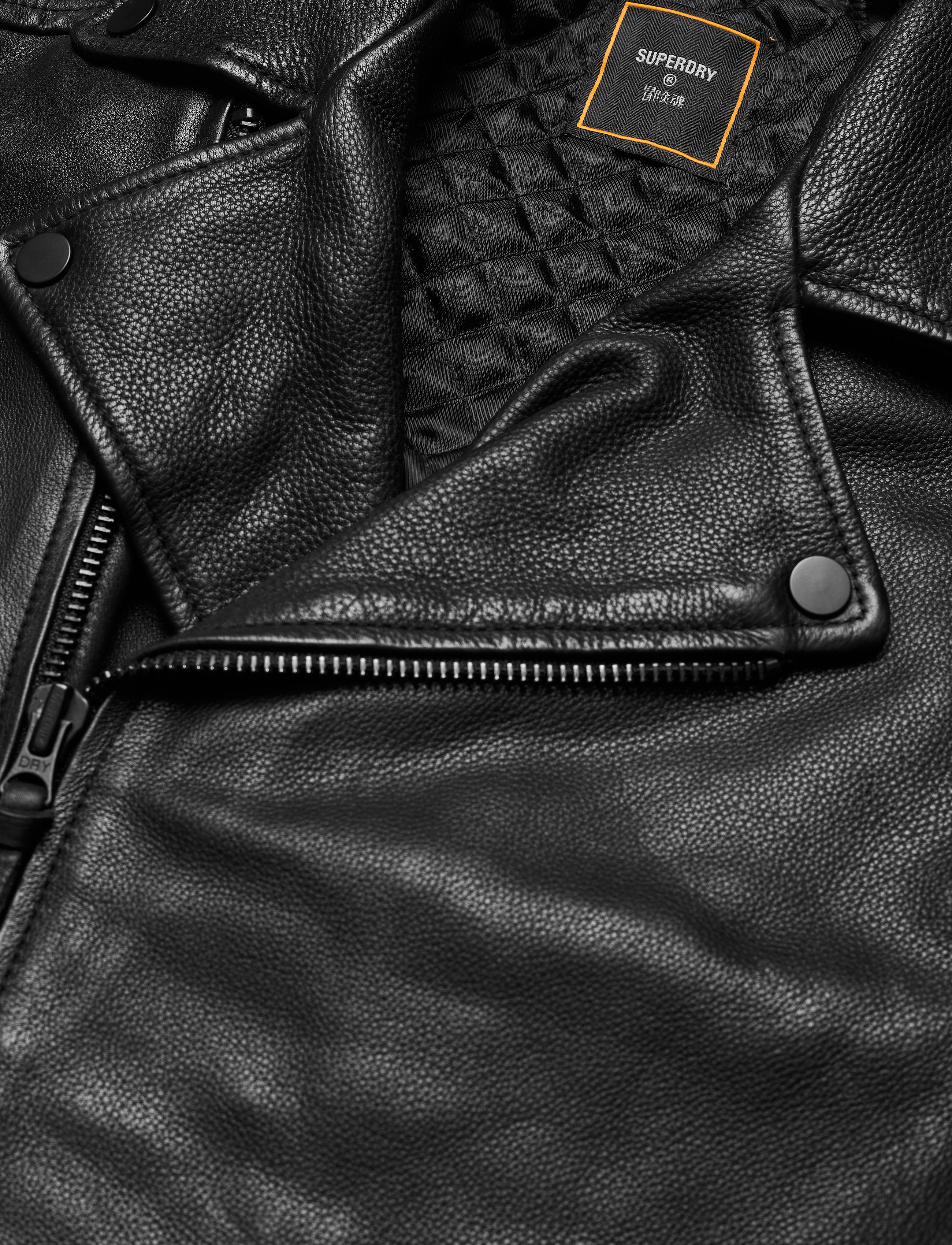 Superdry - Leather Biker - black - 2