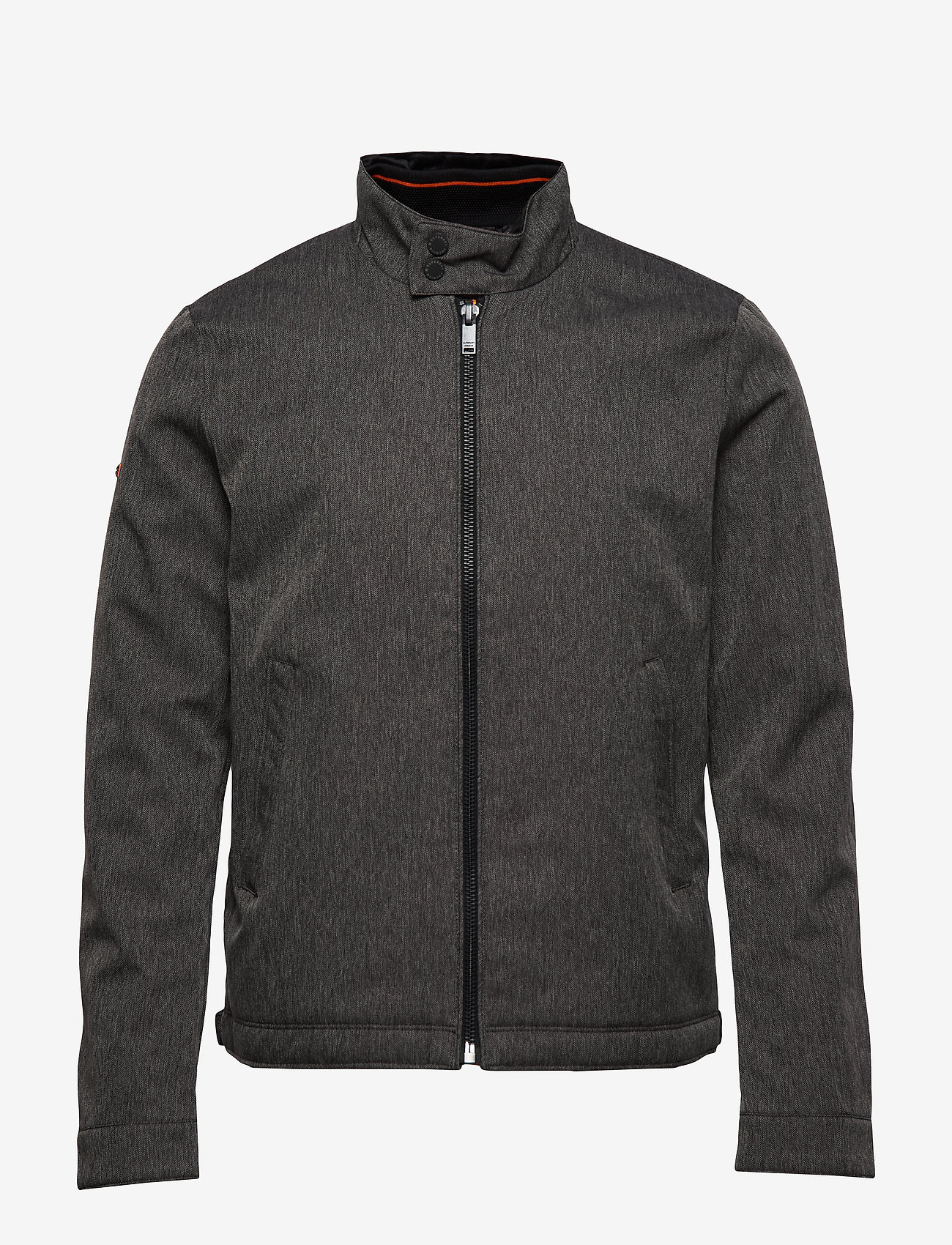 Superdry - PREMIUM CASUAL HARRINGTON - heather grey herringbone - 1