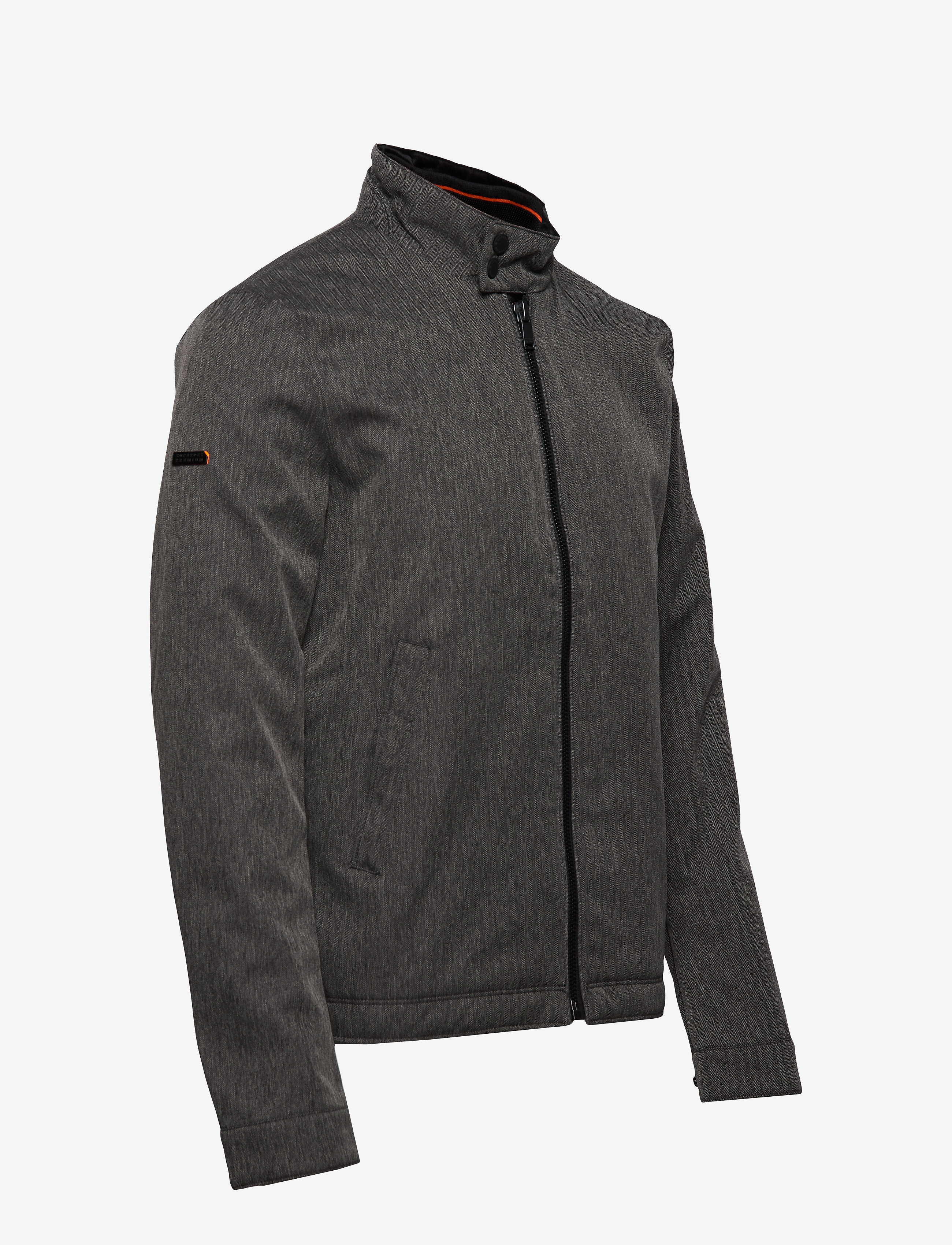 Superdry - PREMIUM CASUAL HARRINGTON - heather grey herringbone - 3