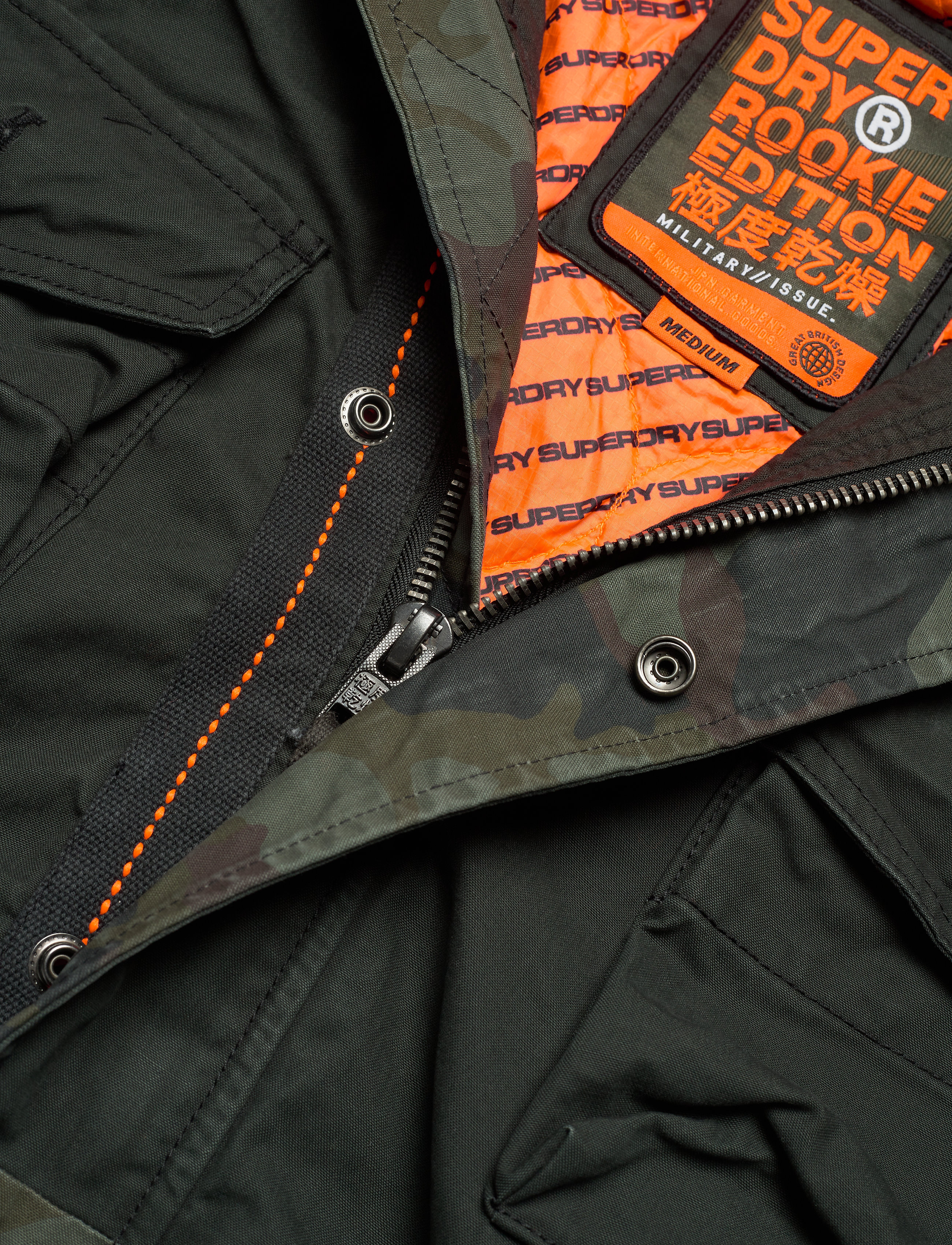 Superdry - ROOKIE PANTHER ELEVATED PARKA - forest night/alpine camo - 4