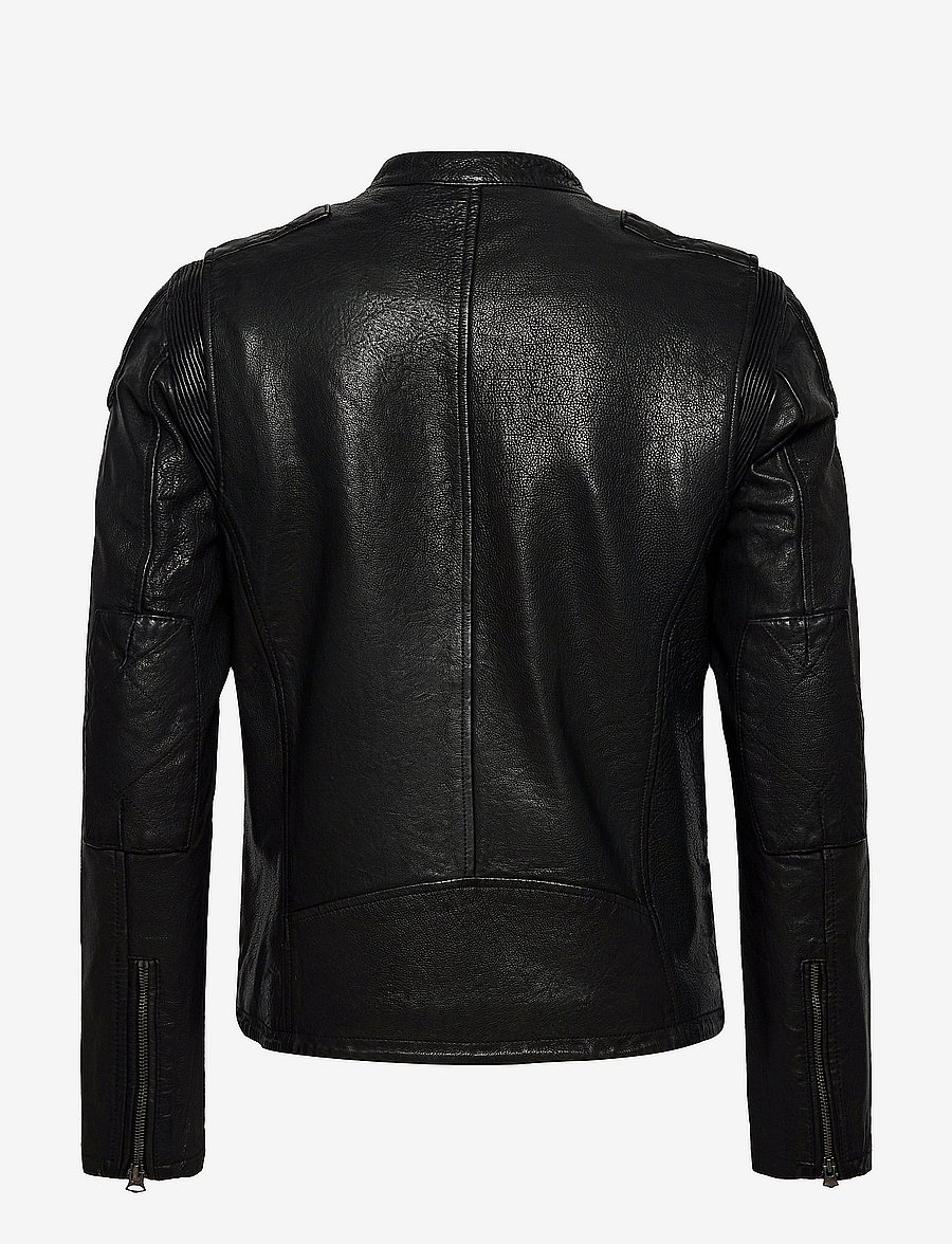 Superdry - MOTO RACER JACKET - black - 1