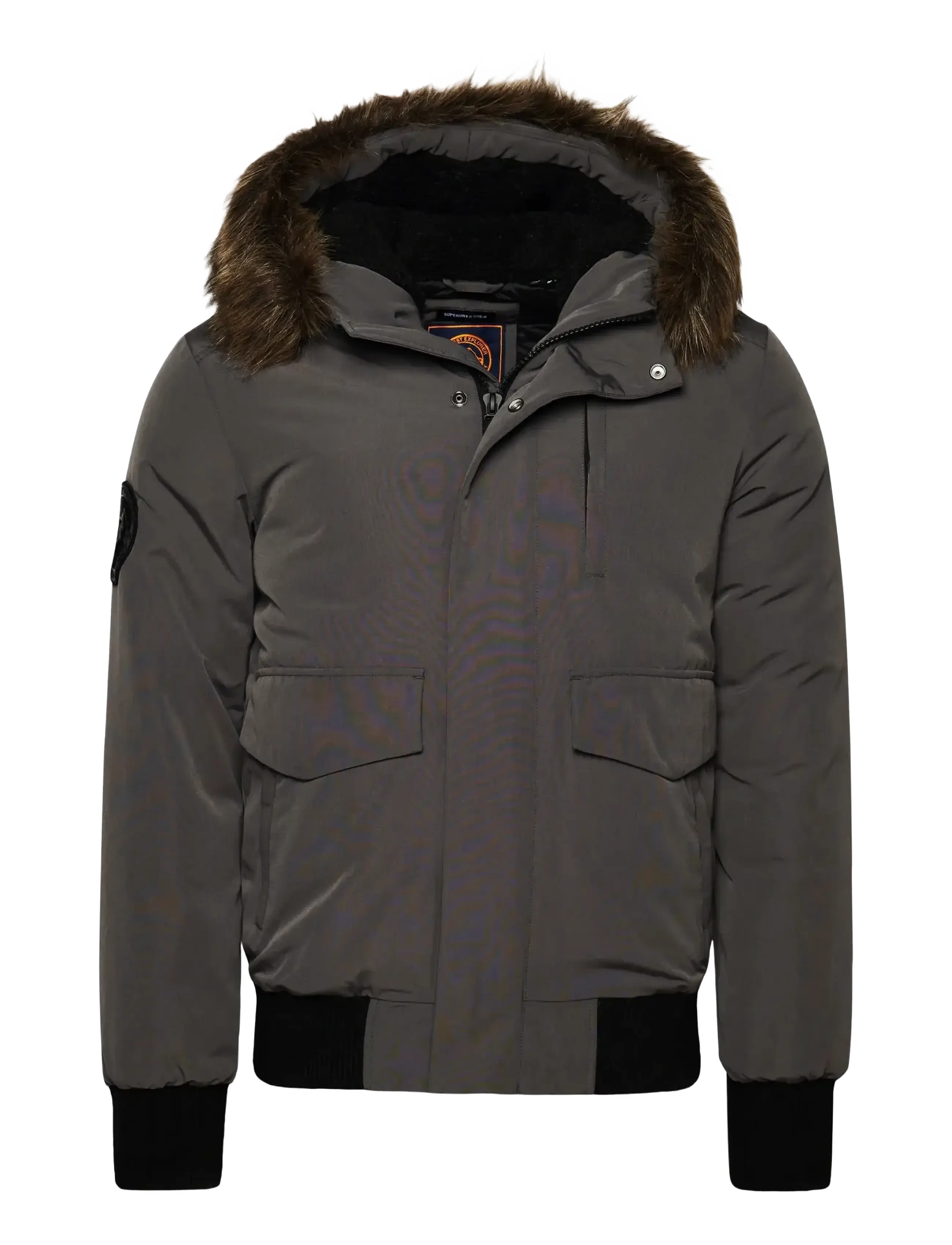 Superdry EVEREST BOMBER - Vaatteet - CHARCOAL / grey
